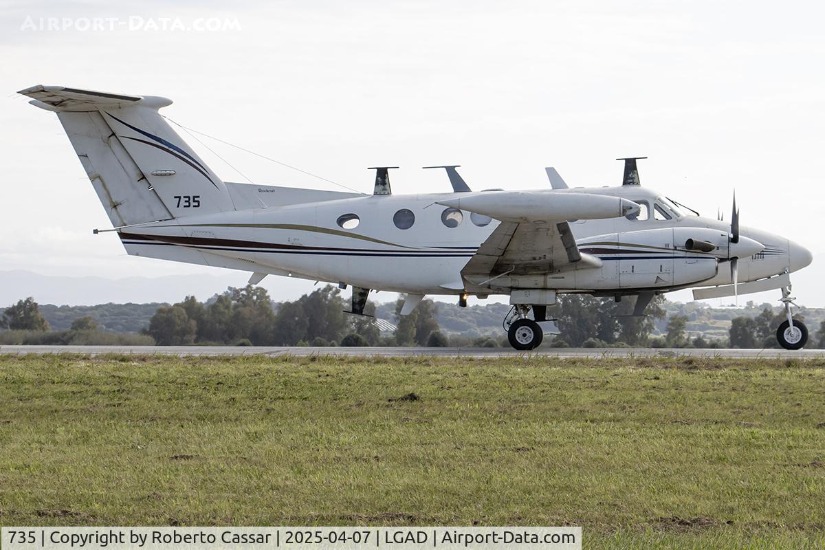 735, Beechcraft B200T Zufit 4 C/N BT-46, Iniochos 2025