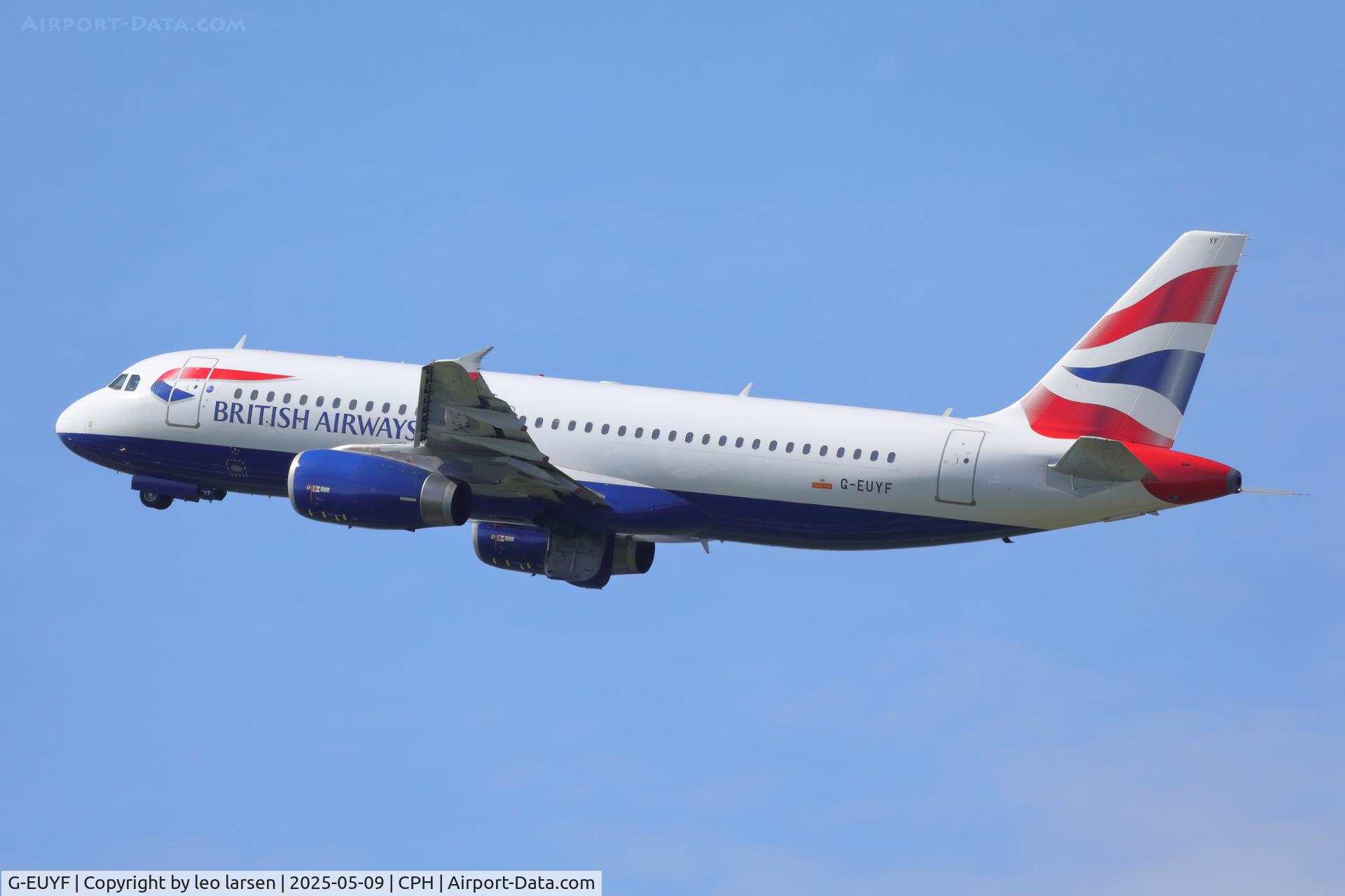 G-EUYF, 2010 Airbus A320-232 C/N 4185, Copenhagen 9.5.2025