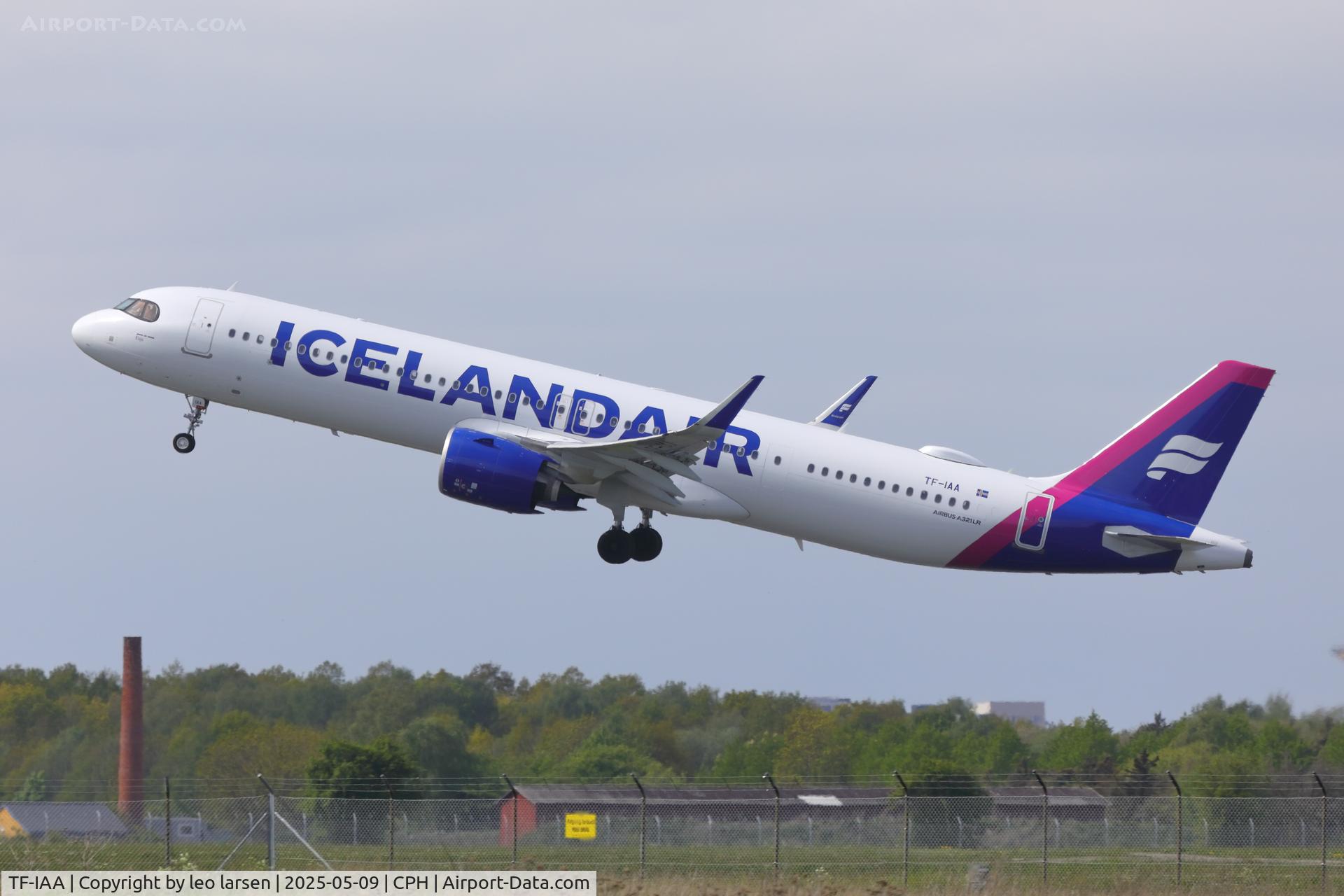 TF-IAA, 2024 Airbus A321-271NX C/N 12213, Copenhagen 9.5.2025
