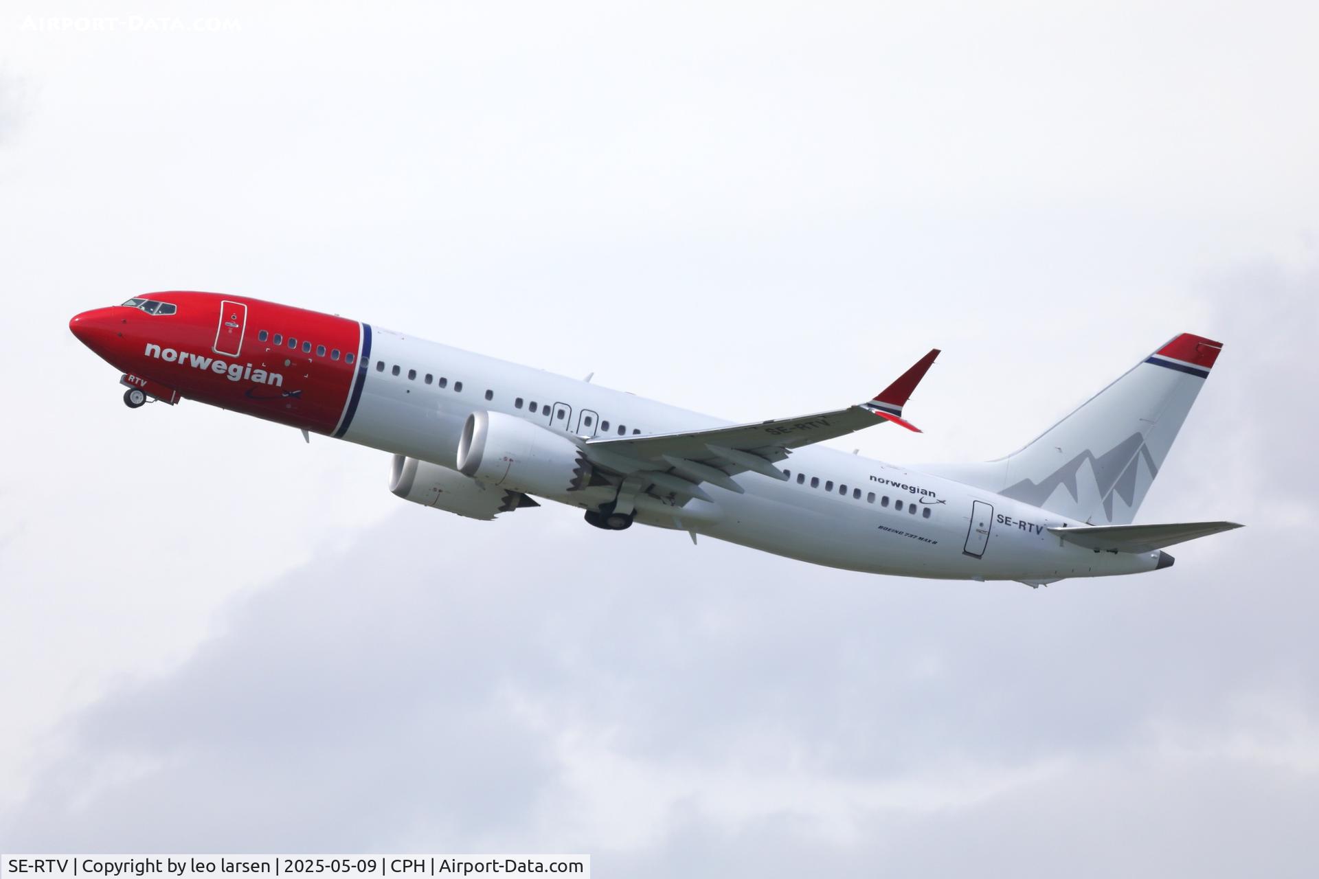 SE-RTV, 2025 Boeing 737-8 MAX C/N 44877, Copenhagen 9.5.2025