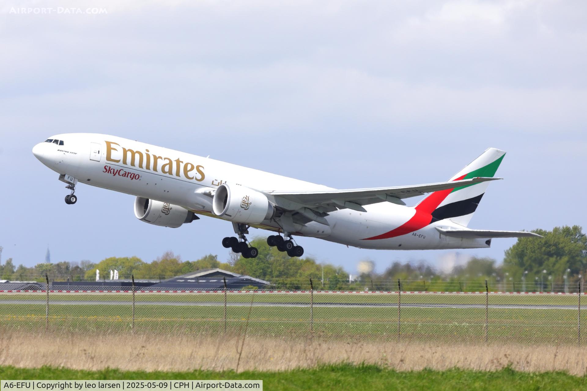 A6-EFU, 2022 Boeing 777-F C/N 67463, Copenhagen 9.5.2025