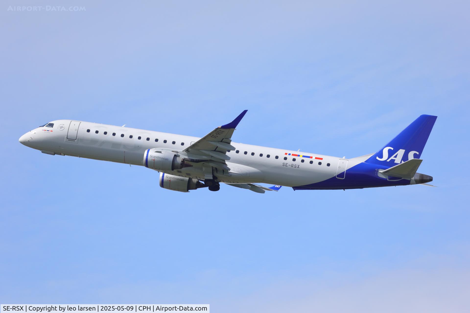 SE-RSX, 2018 Embraer ERJ-195LR (ERJ-190-200LR) C/N 19000747, Copenhagen 9.5.2025