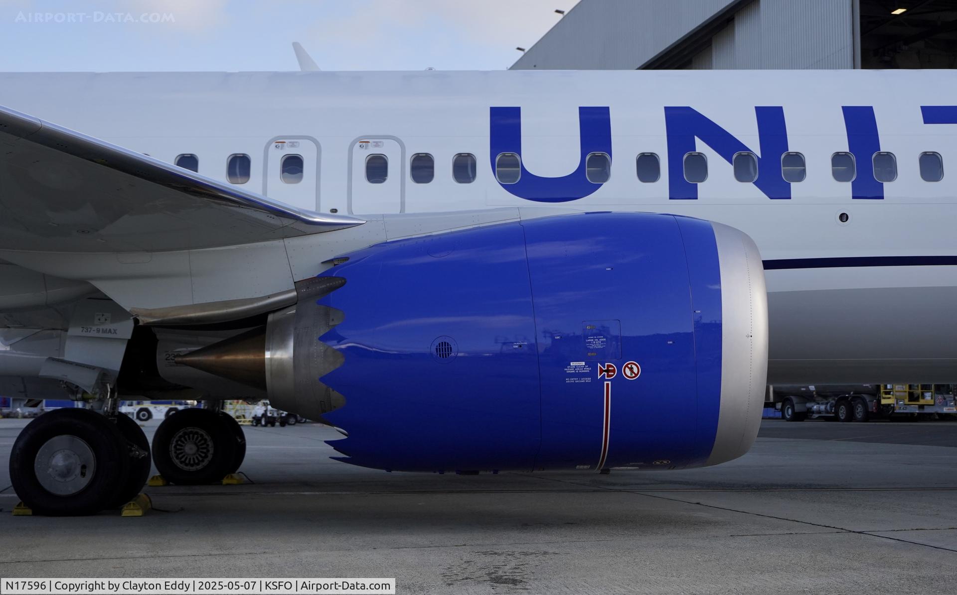 N17596, 2025 Boeing 737 MAX 9 C/N 67642, SFO 2025