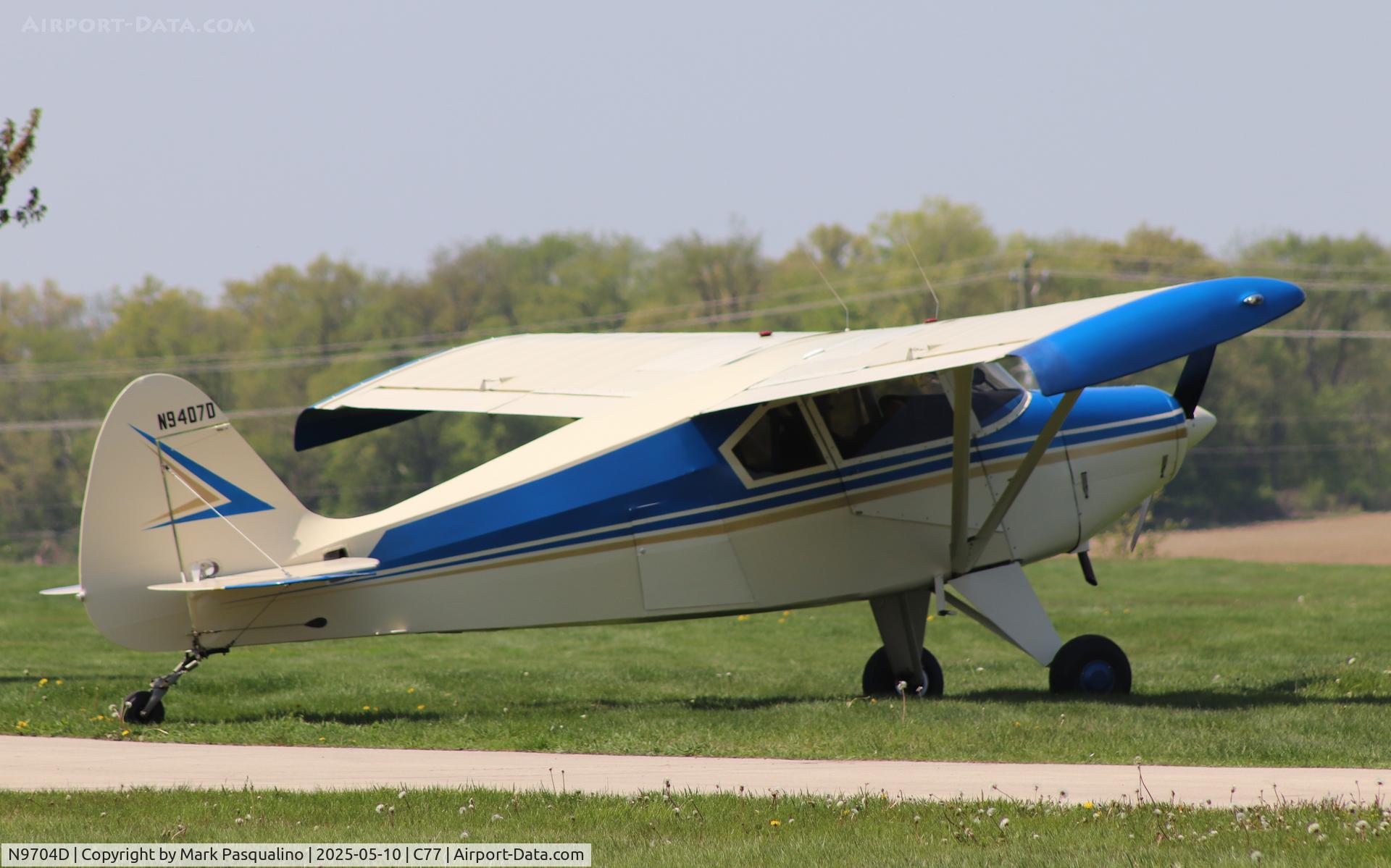 N9704D, 1959 Piper PA-22-160 Tri Pacer C/N 22-6615, Piper PA-22-160