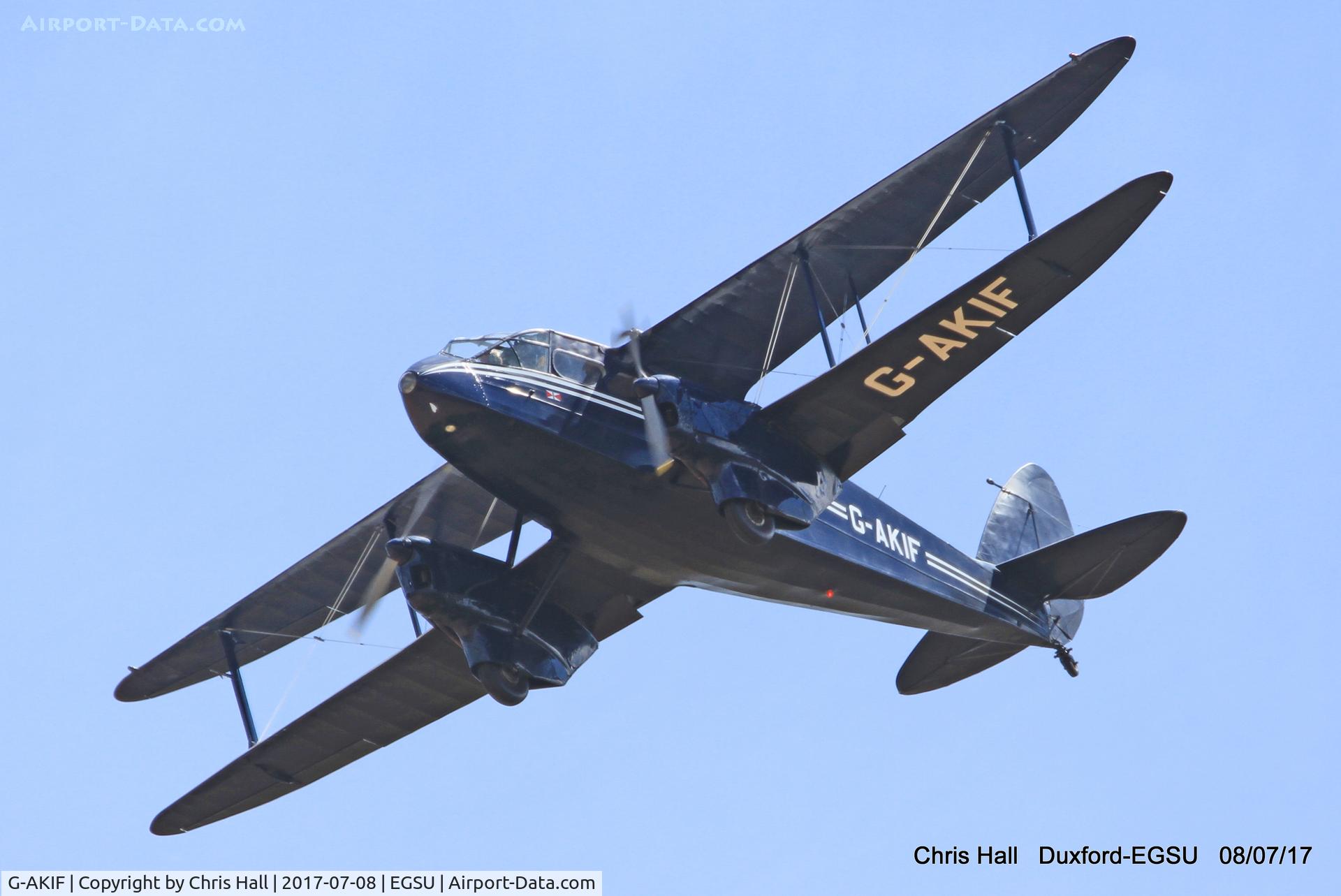G-AKIF, 1944 De Havilland DH-89A Dominie/Dragon Rapide C/N 6838, Duxford