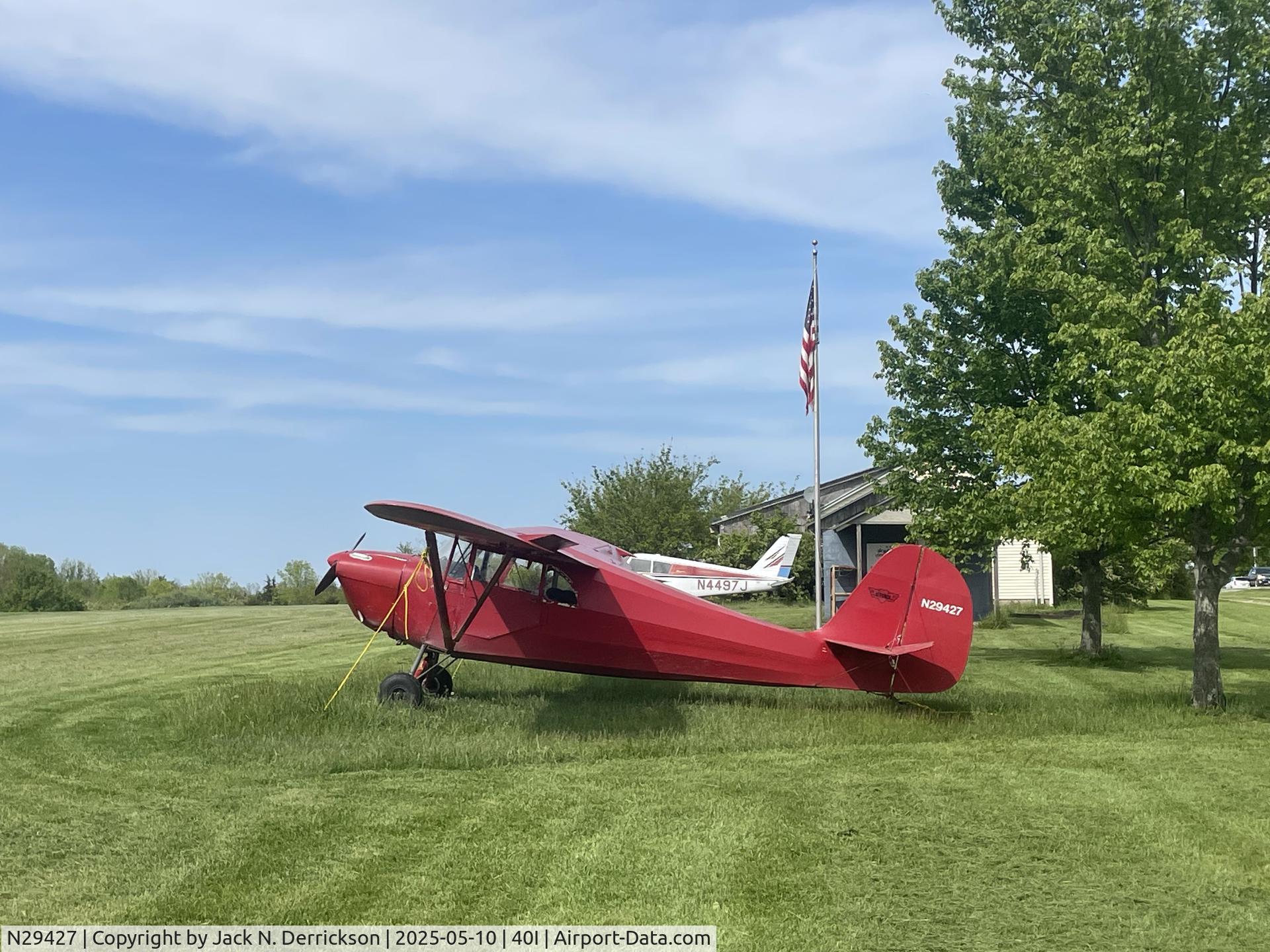 N29427, 1940 Aeronca 65-CA Super Chief C/N CA10220, Aeronca at Stewart's