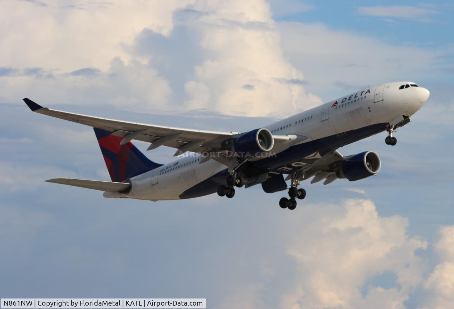 N861NW, 2006 Airbus A330-223 C/N 0796, DAL A332 zx atl-fra, eddf