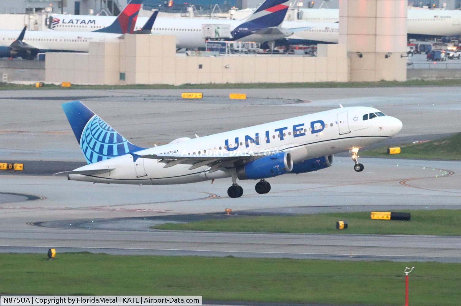 N875UA, 2004 Airbus A319-132 C/N 2200, UAL A319 nc zx atl-ewr