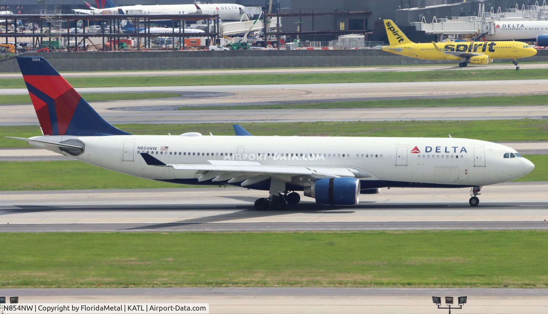 N854NW, 2004 Airbus A330-223 C/N 0620, DAL A332 zx fra, eddf-atl
