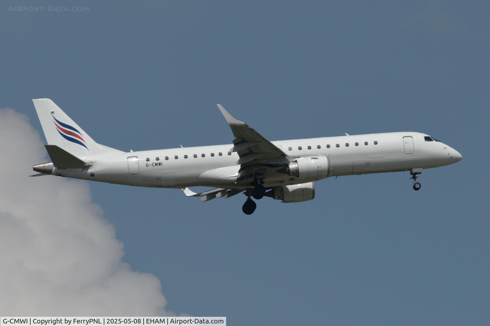 G-CMWI, 2014 Embraer ERJ 190-100 STD C/N 19000659, Eastern Airways ERJ190 arriving from LBA as KL1020