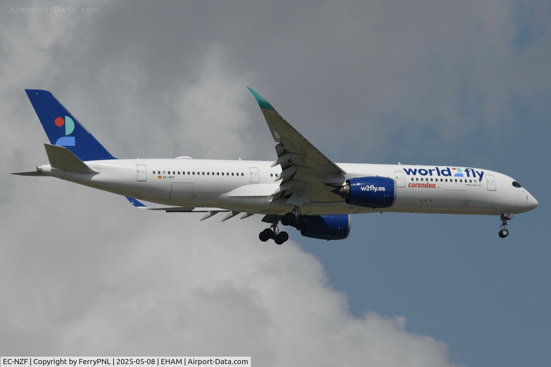 EC-NZF, 2023 Airbus A350-941 C/N 613, Corendon uses a World2Fly A359 for its Caribbean destinations