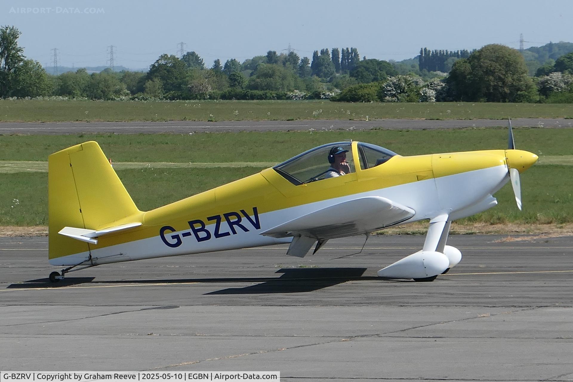 G-BZRV, 2002 Vans RV-6 C/N PFA 181A-13573, Just landed at Tollerton.
