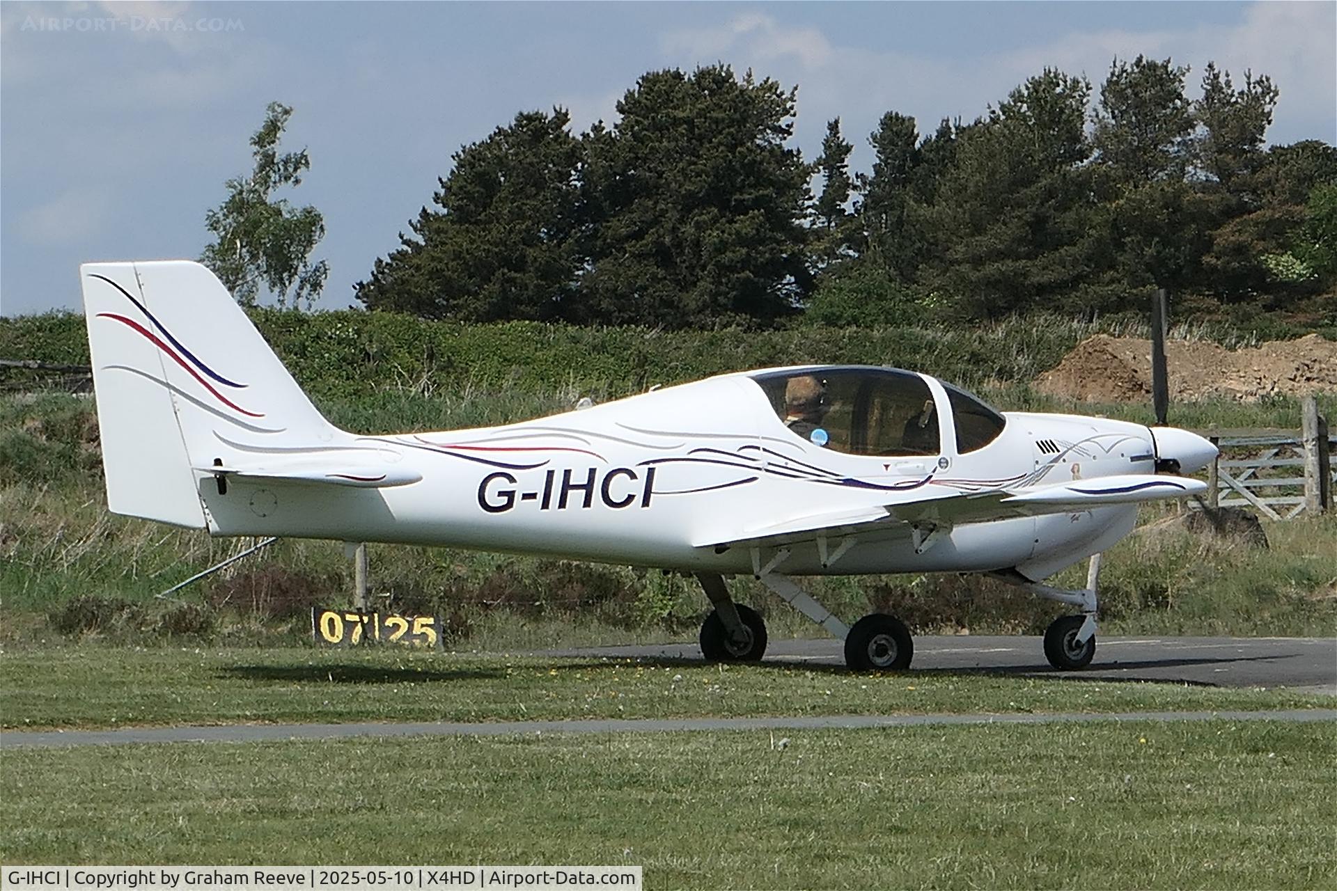 G-IHCI, 2005 Europa Tri Gear C/N PFA 247-12783, About to depart from Crosland Moor.