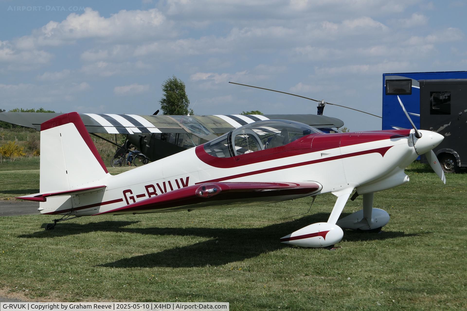 G-RVUK, 2006 Vans RV-7 C/N PFA 323-14441, Parked at Crosland Moor.