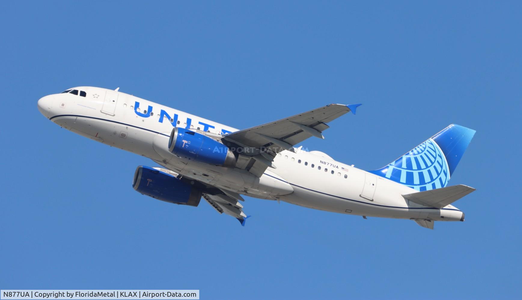 N877UA, 2004 Airbus A319-132 C/N 2232, UAL A319 nc zx lax-sfo