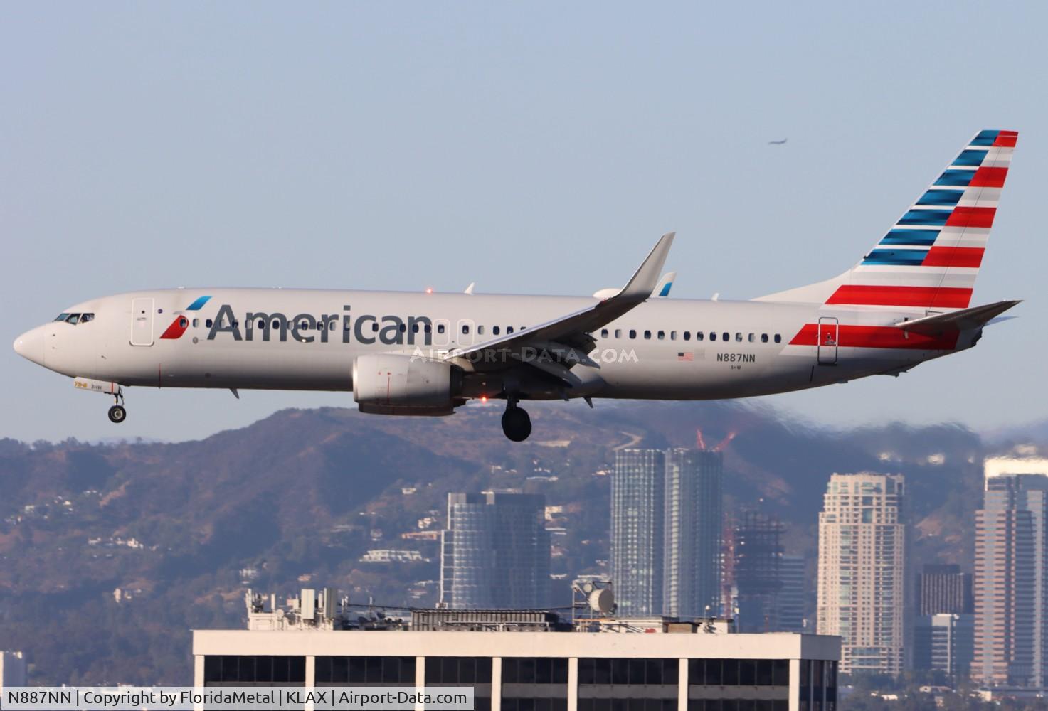 N887NN, 2012 Boeing 737-823 C/N 31141, AAL 738 zx aus-lax