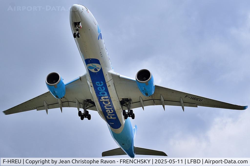 F-HREU, 2014 Airbus A350-941 C/N 005, Paris (ORY)	Bordeaux (BOD)	BF901