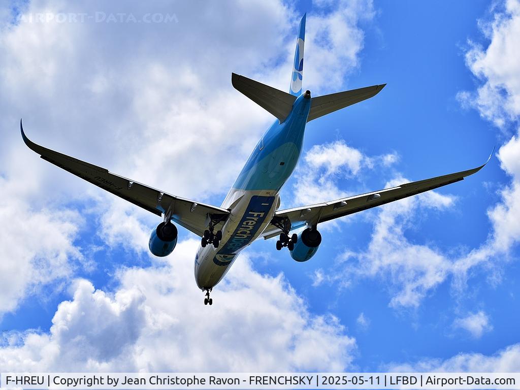 F-HREU, 2014 Airbus A350-941 C/N 005, Paris (ORY)	Bordeaux (BOD)	BF901