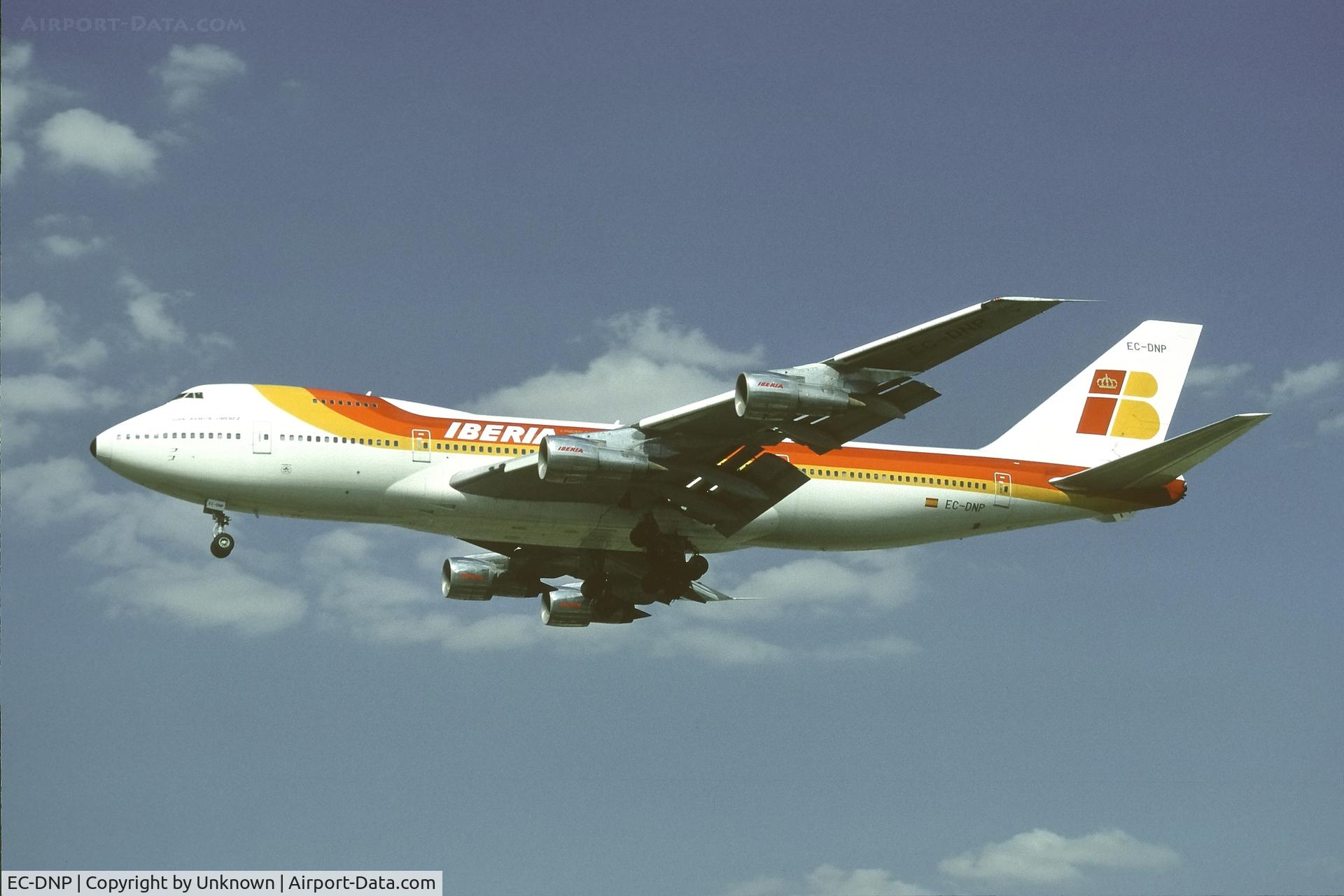 EC-DNP, 1982 Boeing 747-256B C/N 22764, Unknown