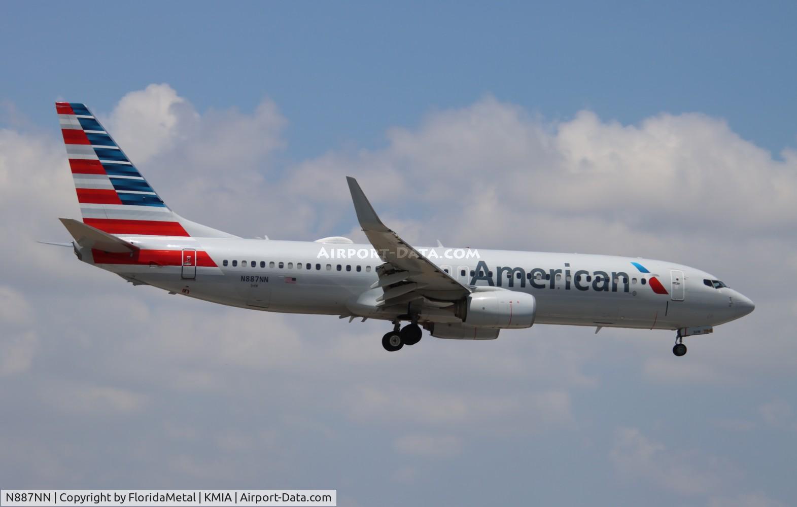 N887NN, 2012 Boeing 737-823 C/N 31141, AAL 738 zx bgi, tbpb-mia