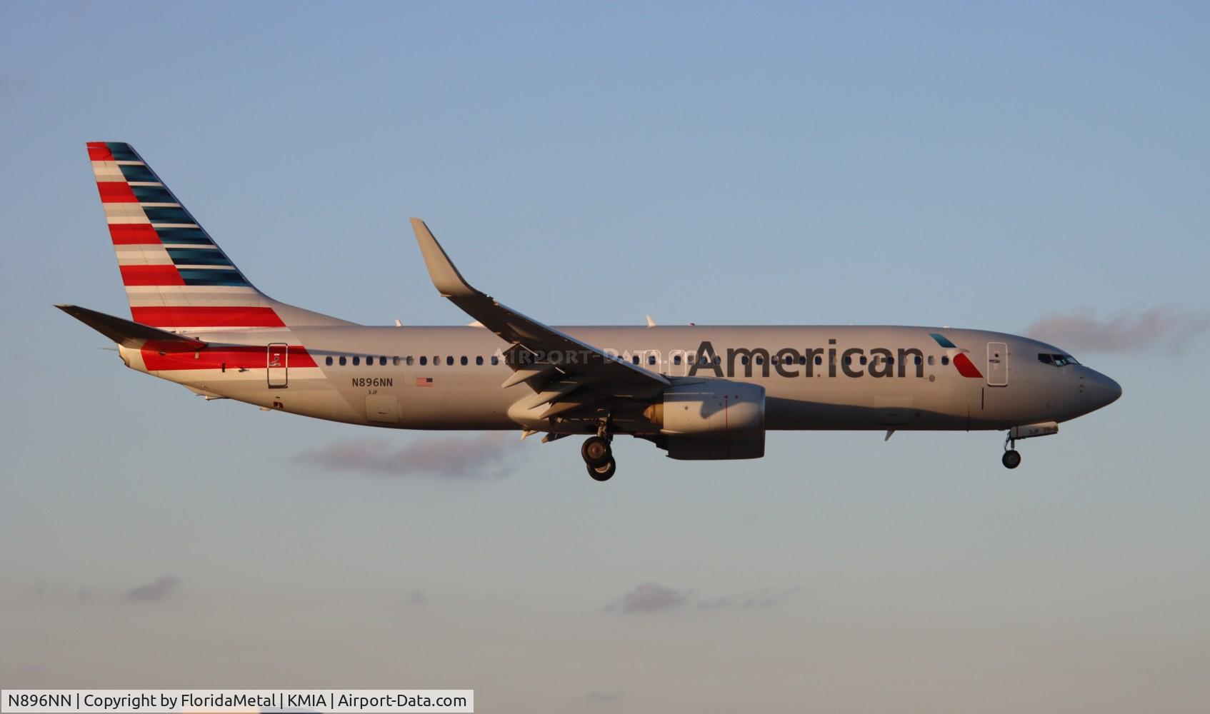 N896NN, 2012 Boeing 737-823 C/N 4093, AAL 738 zx gua, mggt-mia