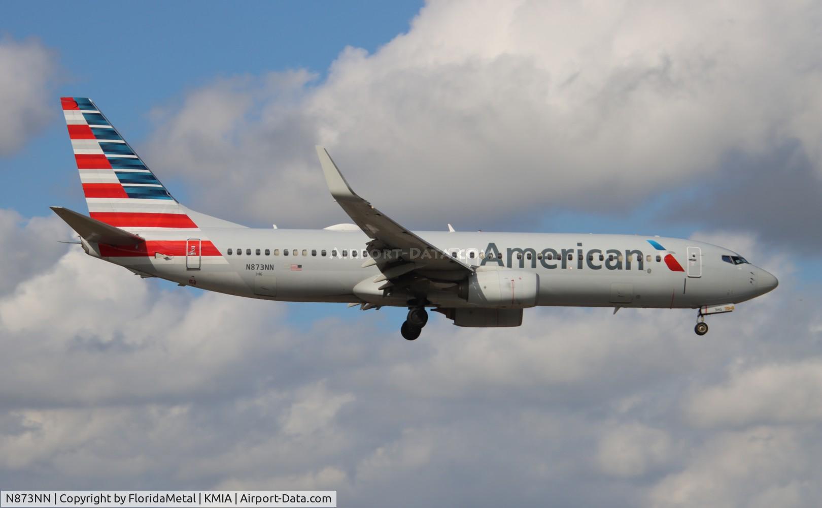 N873NN, 2011 Boeing 737-823 C/N 40766, AAL 738 zx sju-mia