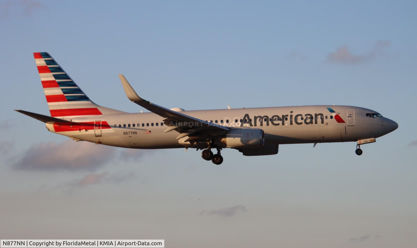 N877NN, 2011 Boeing 737-823 C/N 31131, AAL 738 zx lir, mrlb-mia