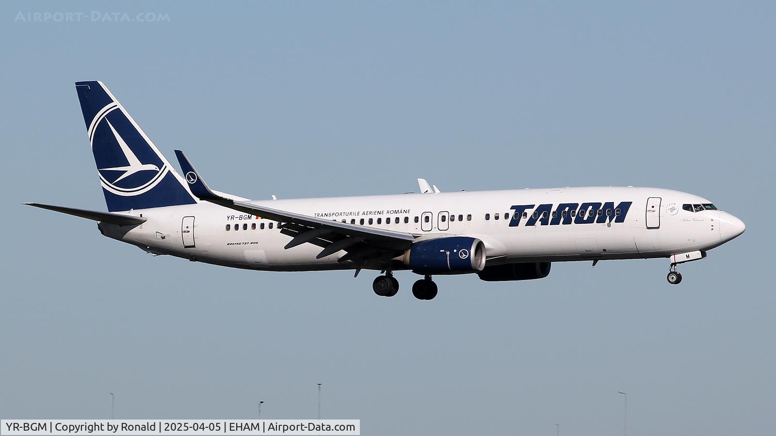 YR-BGM, 2013 Boeing 737-8H6 C/N 40152, at eham