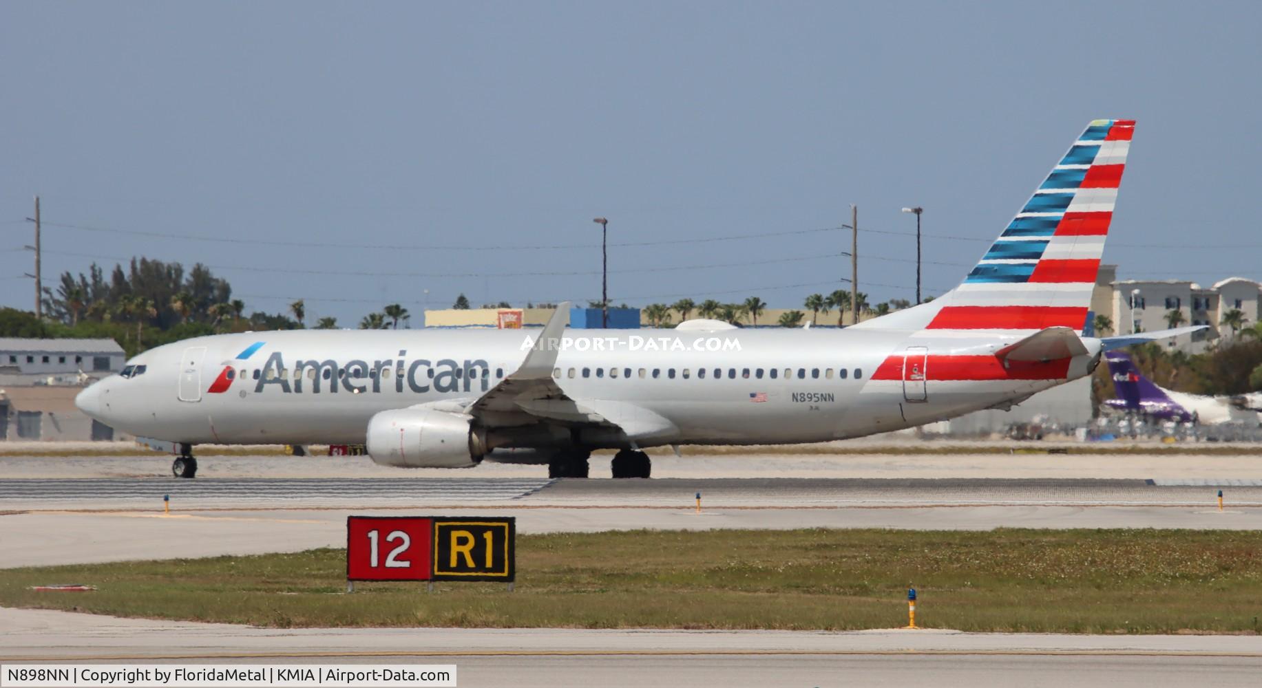 N898NN, 2012 Boeing 737-823 C/N 33225, AAL 738 zx  mia-ord