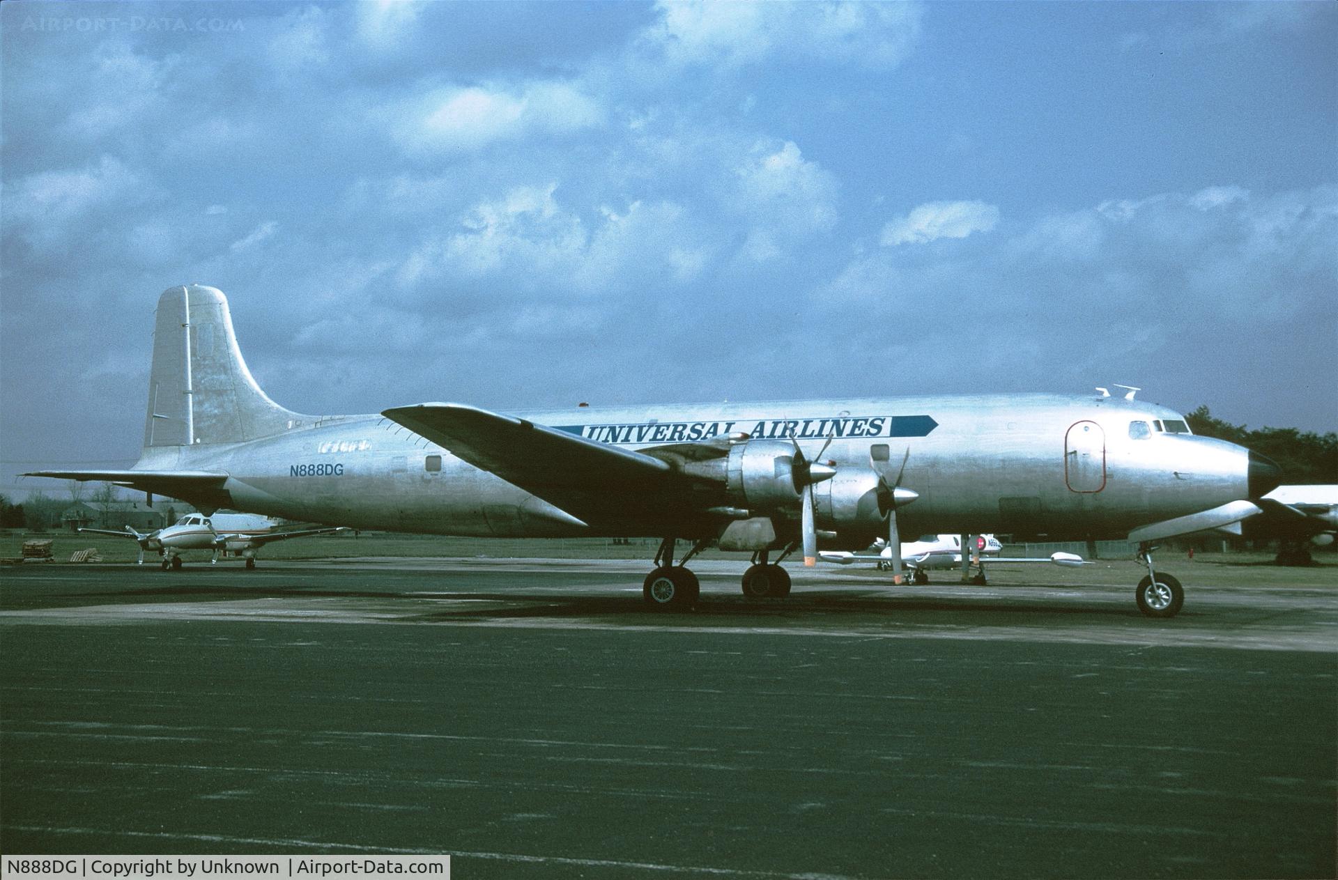 N888DG, 1956 Douglas VC-118A Liftmaster (DC-6A) C/N 44675, Unknown