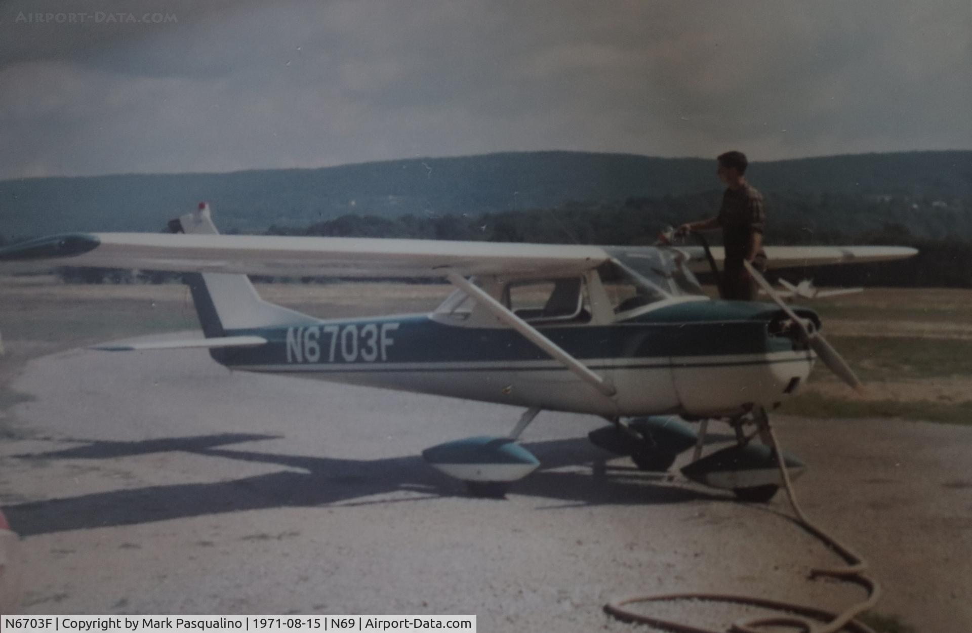 N6703F, 1966 Cessna 150F C/N 15063303, Cessna 150F
