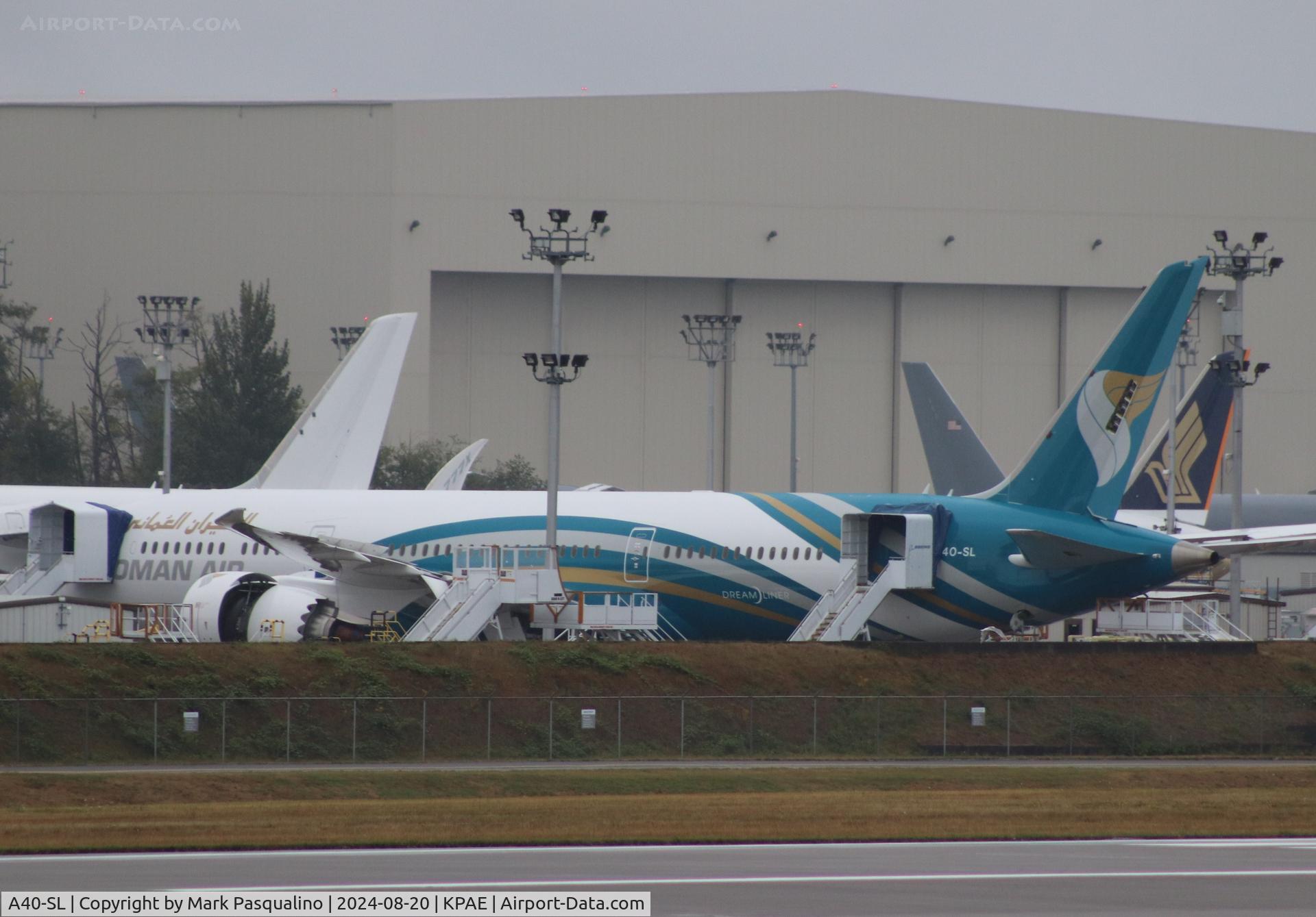 A40-SL, 2021 Boeing 787-9 Dreamliner Dreamliner C/N 42382, Boeing 787-9 Dreamliner