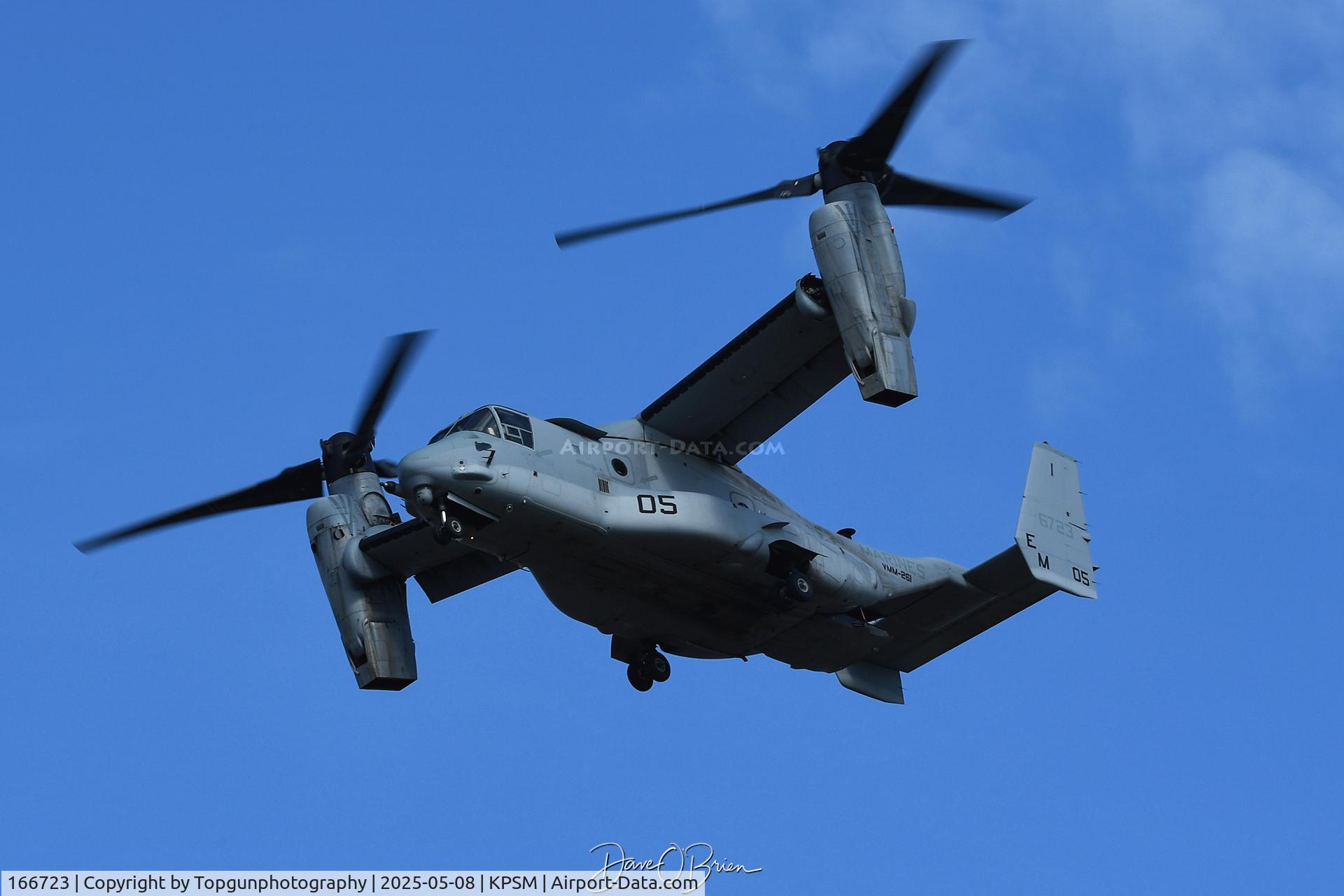 166723, Bell-Boeing MV-22B Osprey C/N D0092, ELVIS11