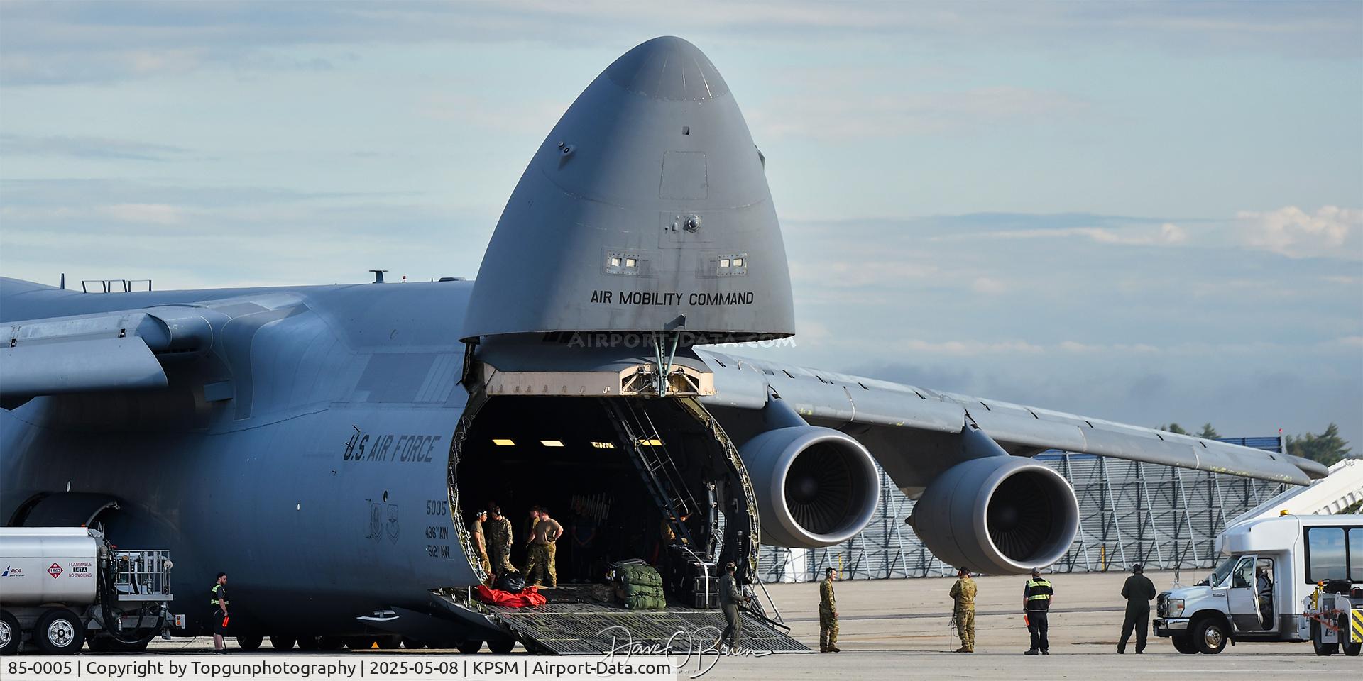 85-0005, 2011 Lockheed C-5M Super Galaxy C/N 500-0091, REACH2023 brings home the NH ARNG from a training sortie down south
