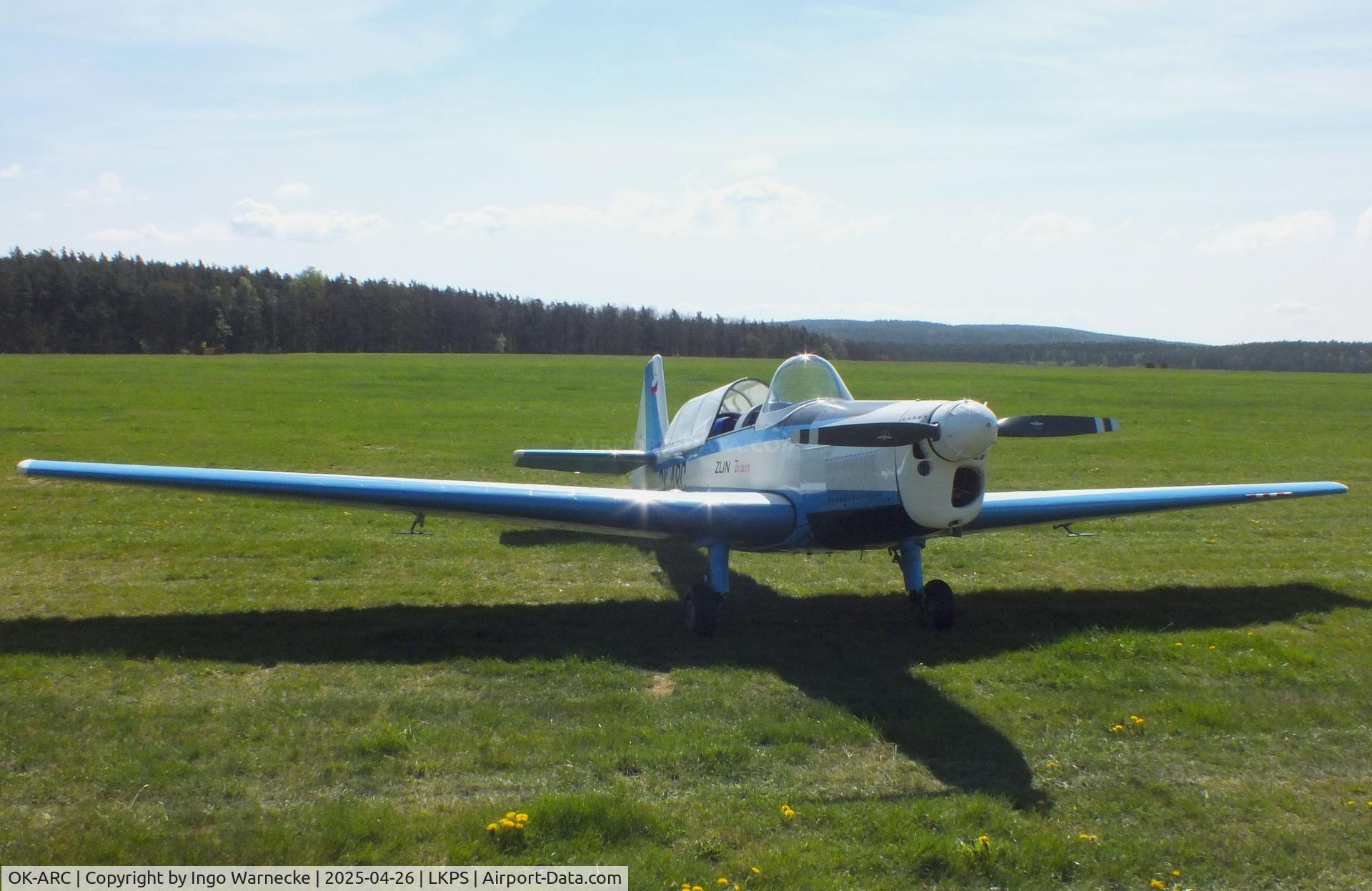 OK-ARC, 1970 Zlin Z-526F Trener Master C/N 1146, Zlin Z-526F Trener Master at the 2025 Plasy Den ve vzduchu airshow