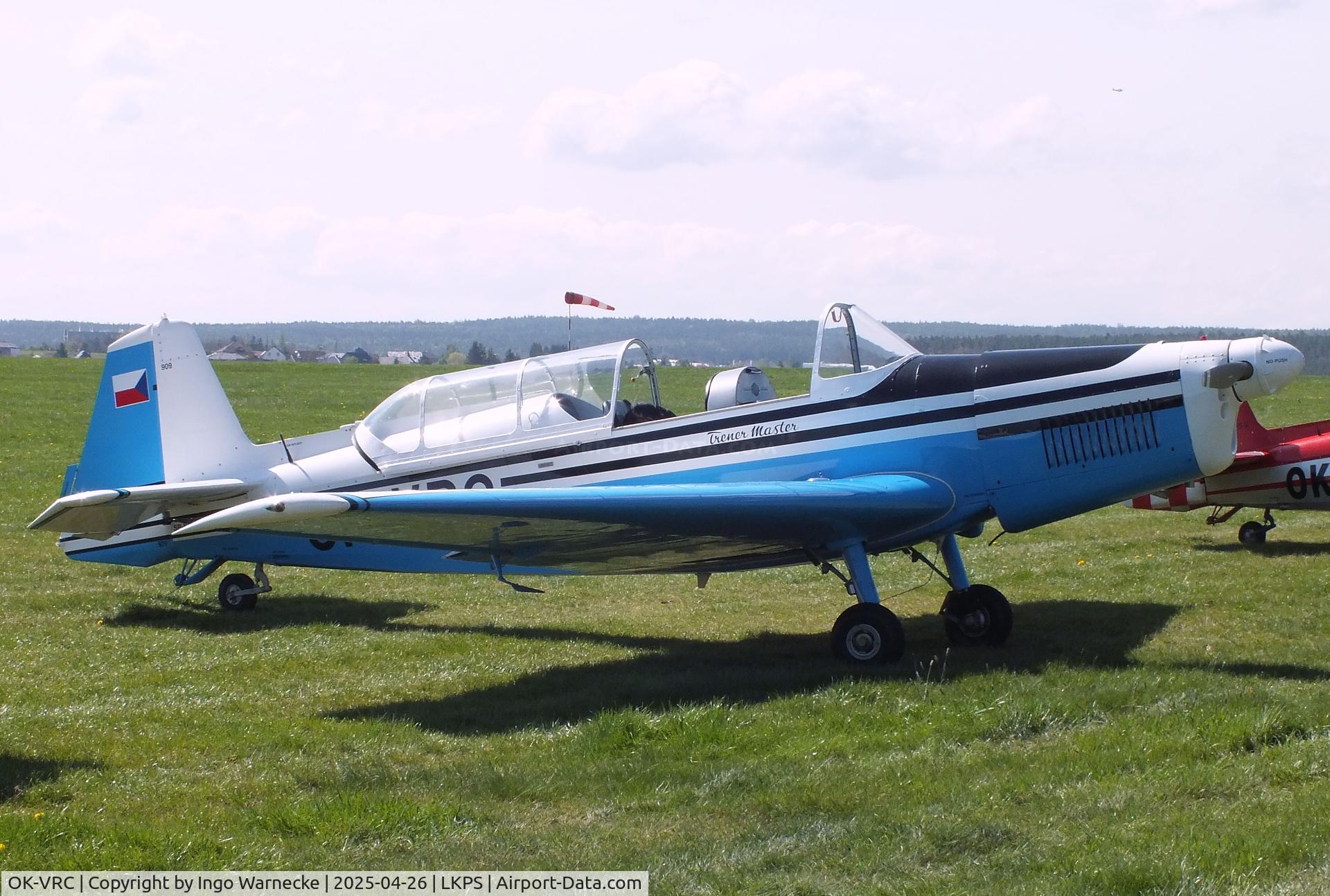 OK-VRC, 1966 Zlin Z-526M Trener Master C/N 909, Zlin Z-526M Trener Master at the 2025 Plasy Den ve vzduchu airshow