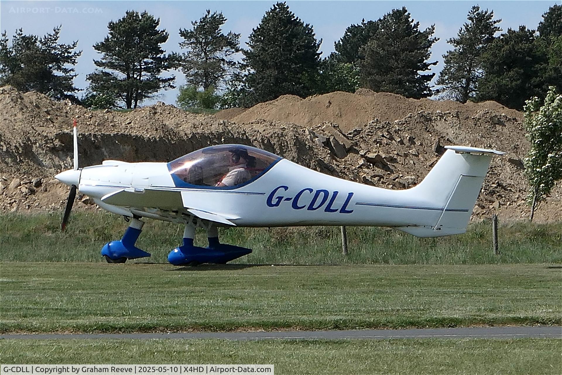 G-CDLL, 2005 Dyn'Aero MCR-01 ULC Banbi C/N PFA 301B-14348, Departing from Crosland Moor.