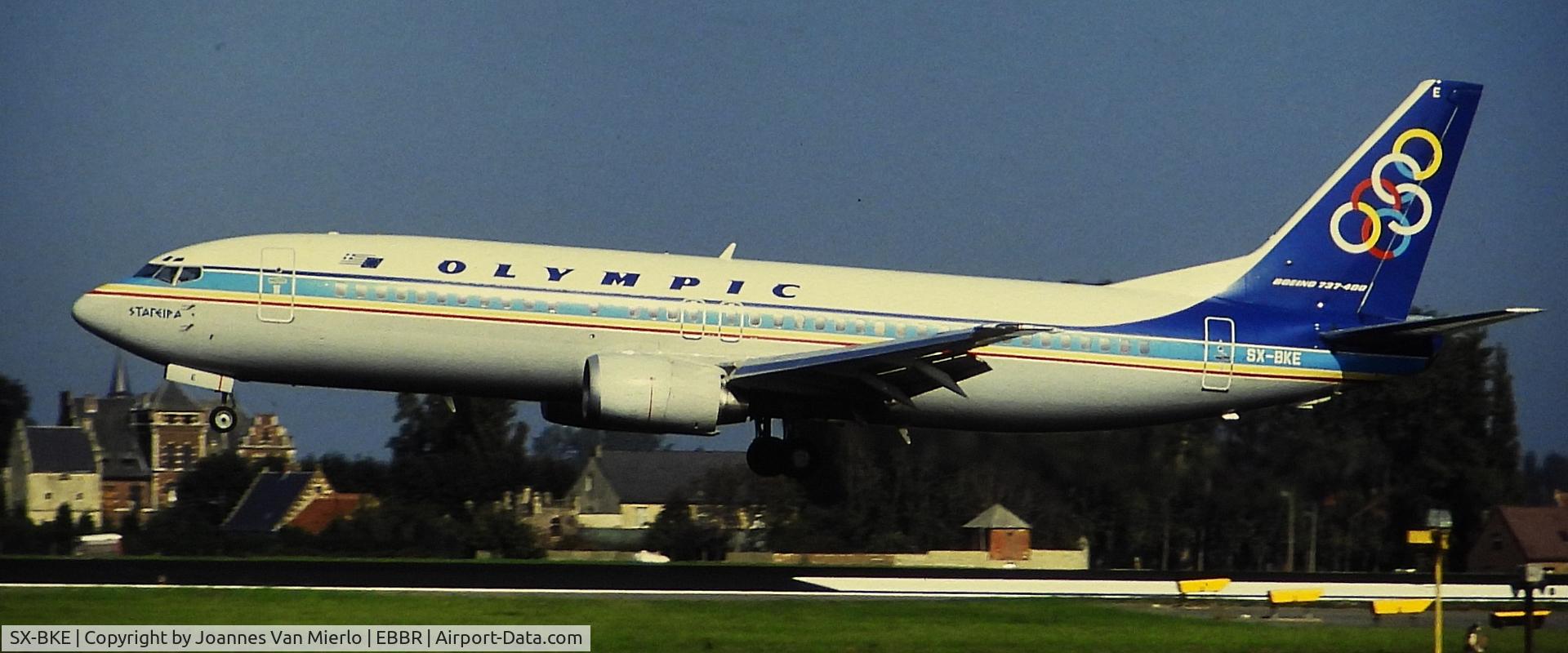 SX-BKE, 1991 Boeing 737-484 C/N 25417/2160, ex-slide