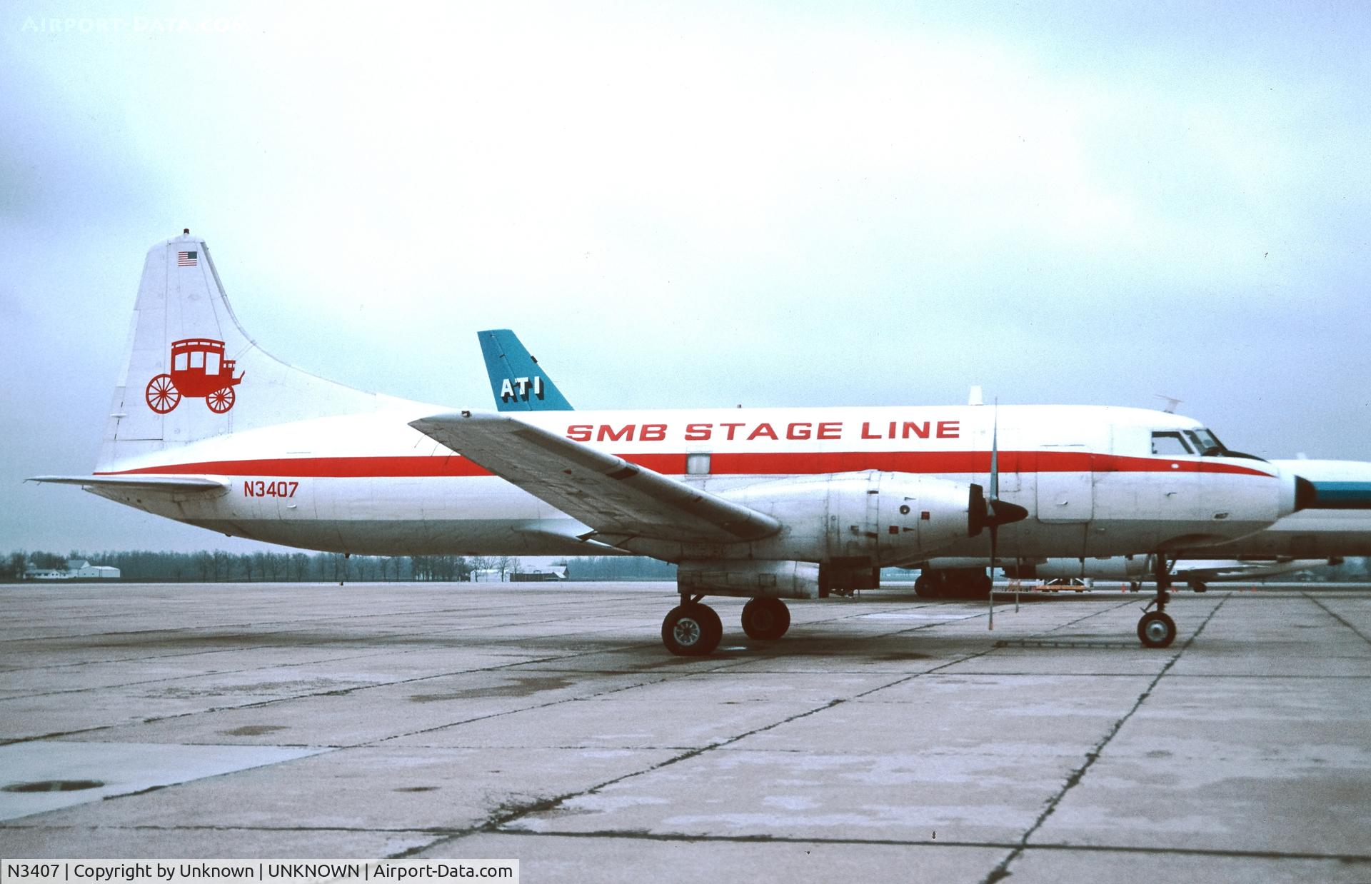 N3407, 1952 Convair 640-340D C/N 20, Unknown