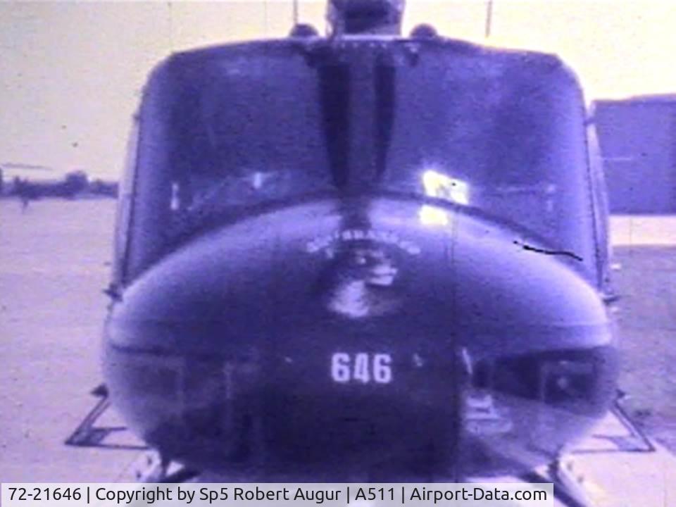 72-21646, 1972 Bell UH-1H Iroquois C/N 13345, Korea -1975-76
45th Transportation Company DS-GS Aircraft Maintenance