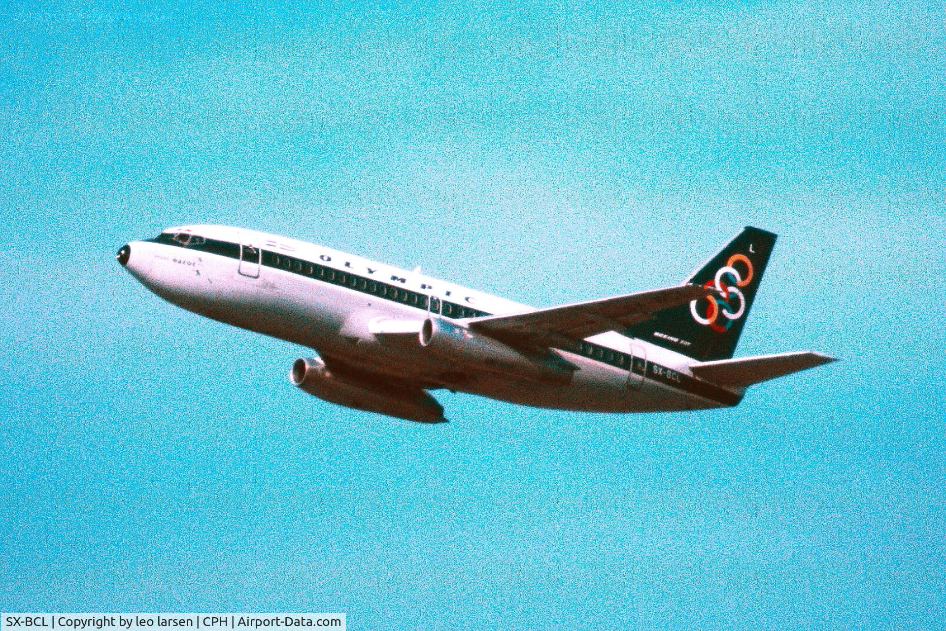 SX-BCL, 1981 Boeing 737-284 C/N 22401, Copenhagen 29.3.1991