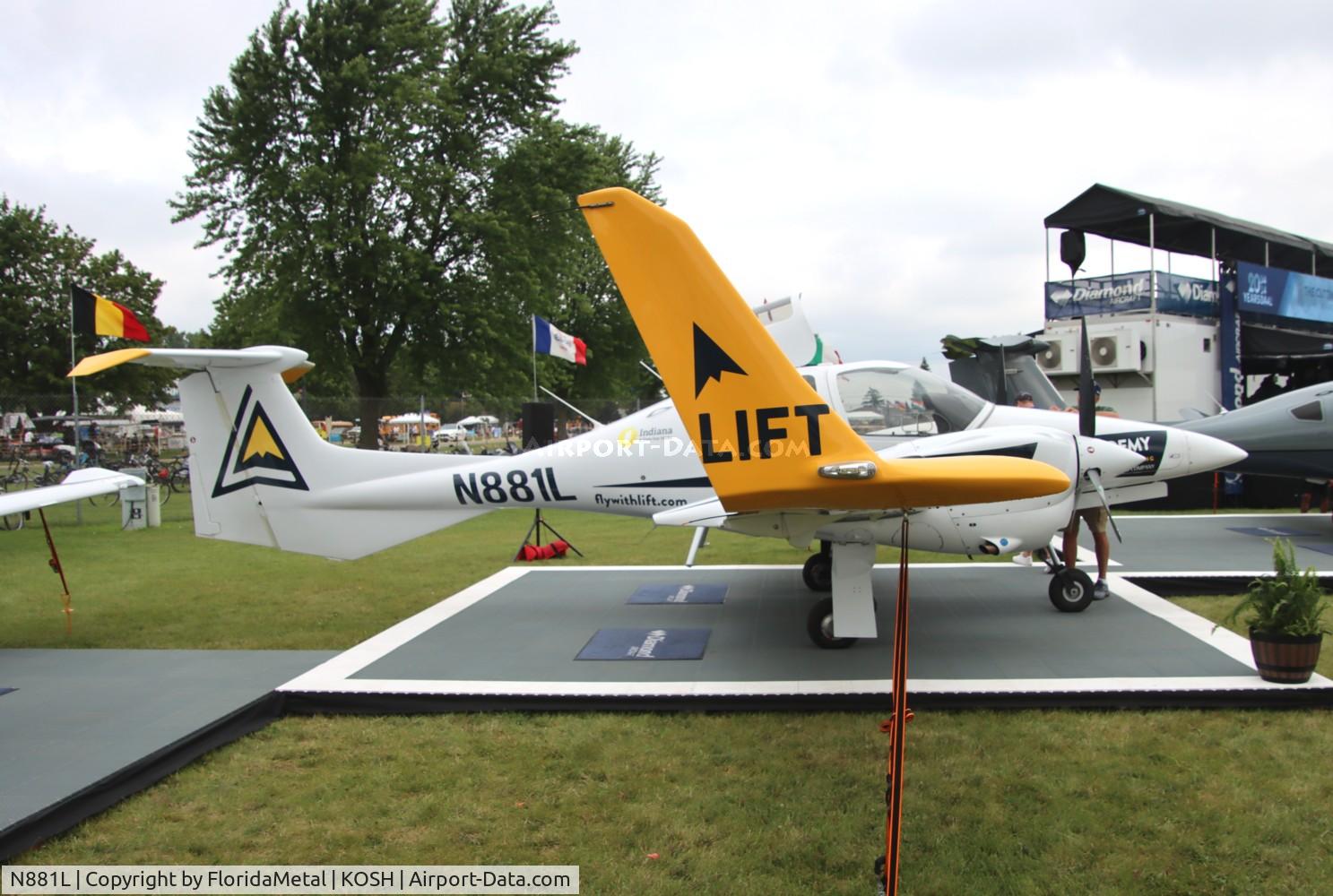 N881L, 2018 Diamond DA 42 NG C/N 42.N356, DA42 zx