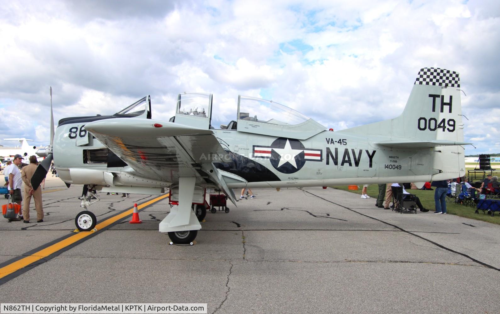 N862TH, North American T-28B Trojan C/N 219-48 (140049), T-28 zx