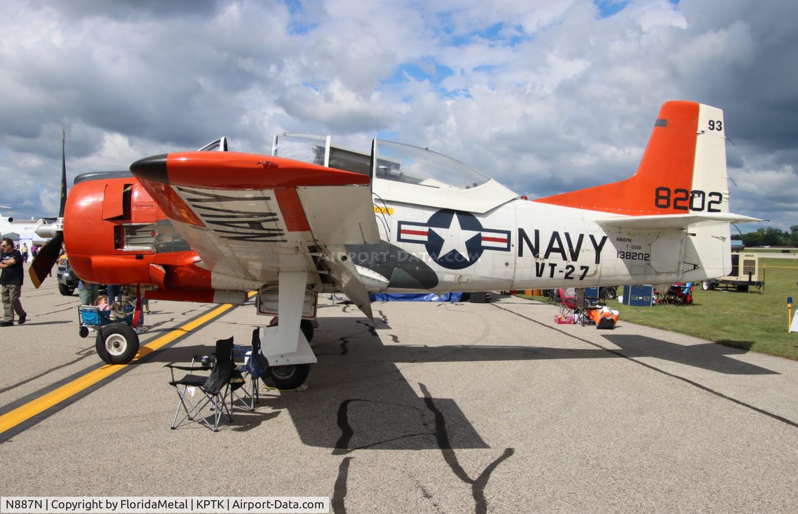 N887N, 1955 North American T-28B Trojan C/N 200-273 (138202), T-28 zx 