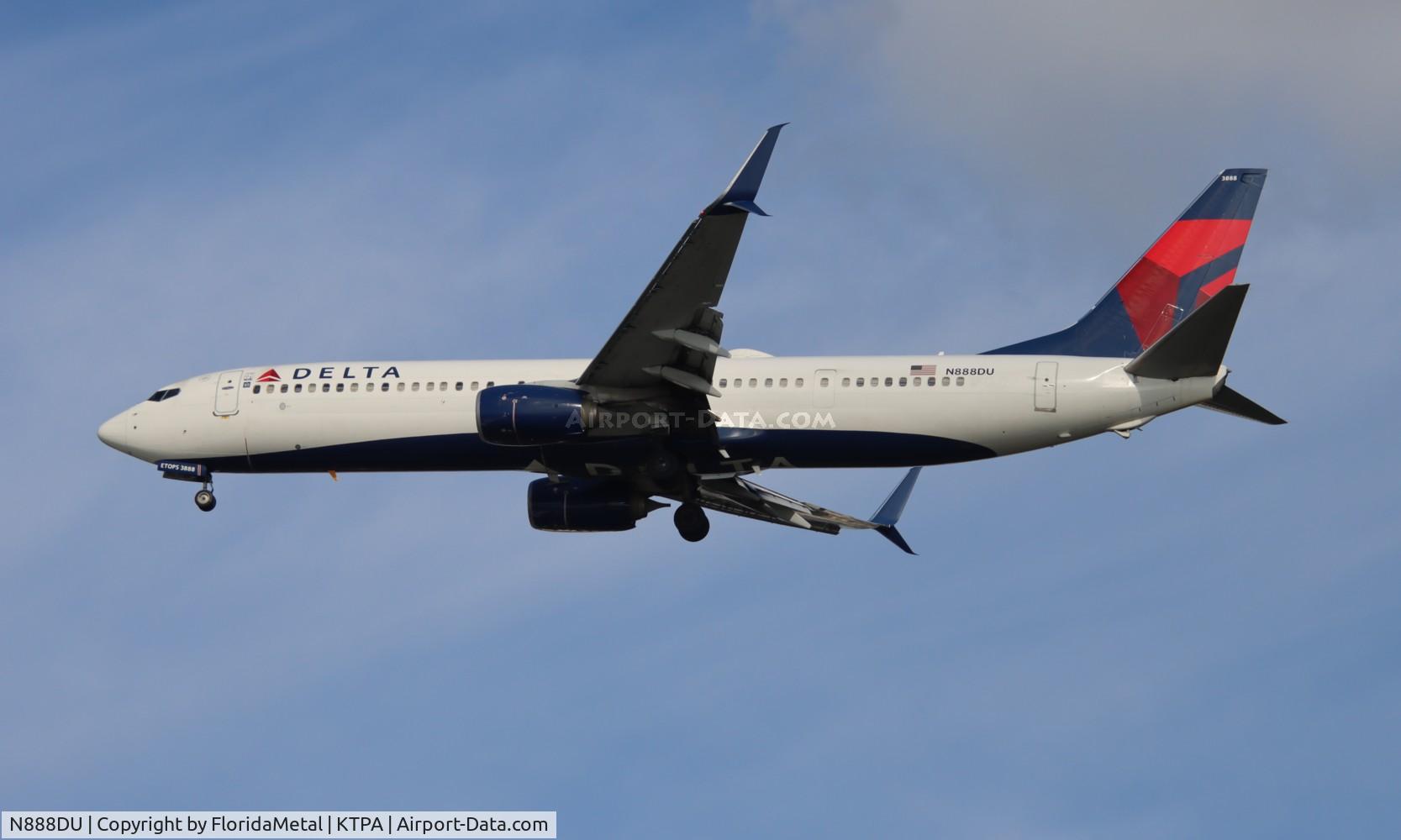 N888DU, 2017 Boeing 737-932/ER C/N 31999, DAL 739 zx dtw-tpa