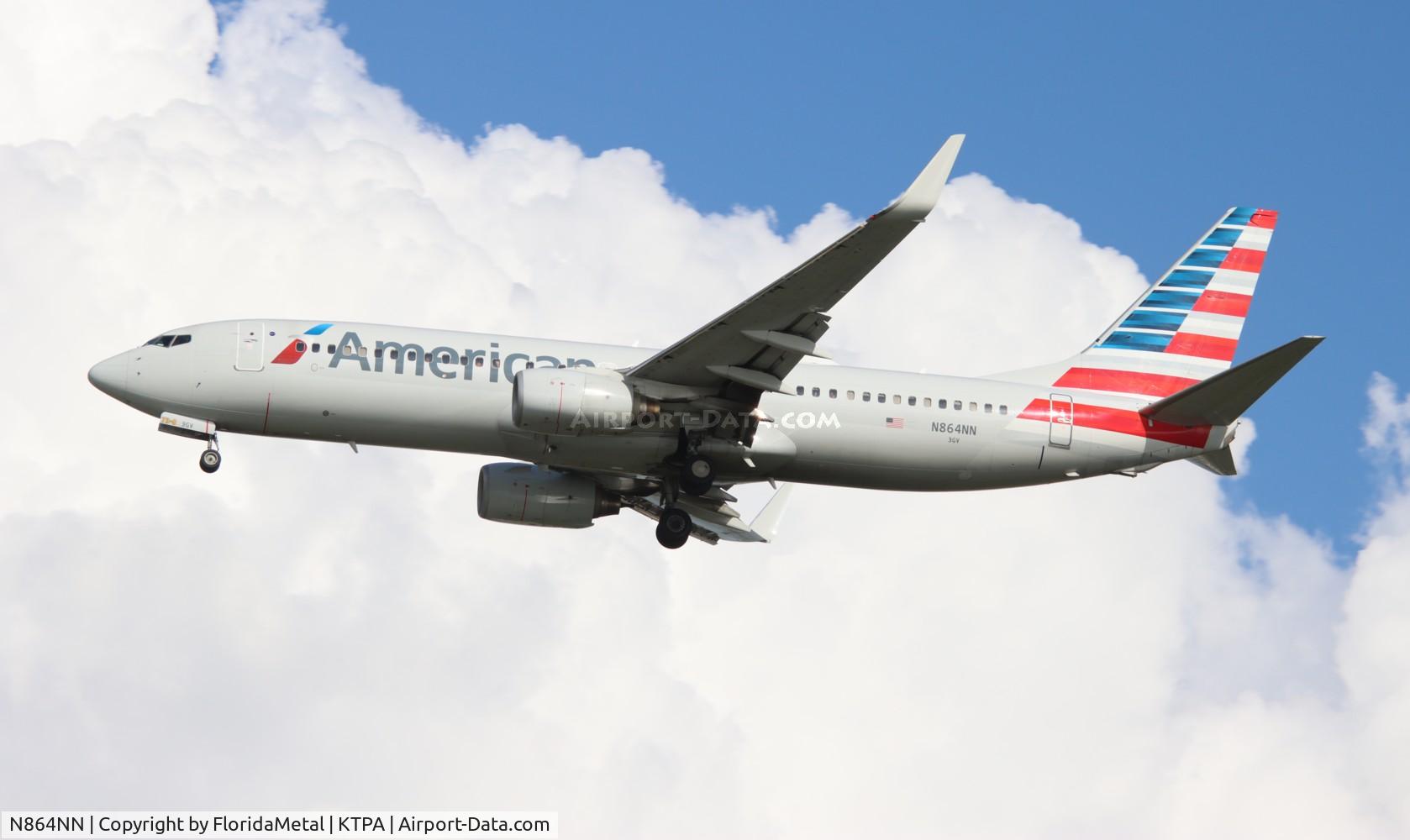 N864NN, 2010 Boeing 737-823 C/N 31111, AAL 738 zx ord-tpa