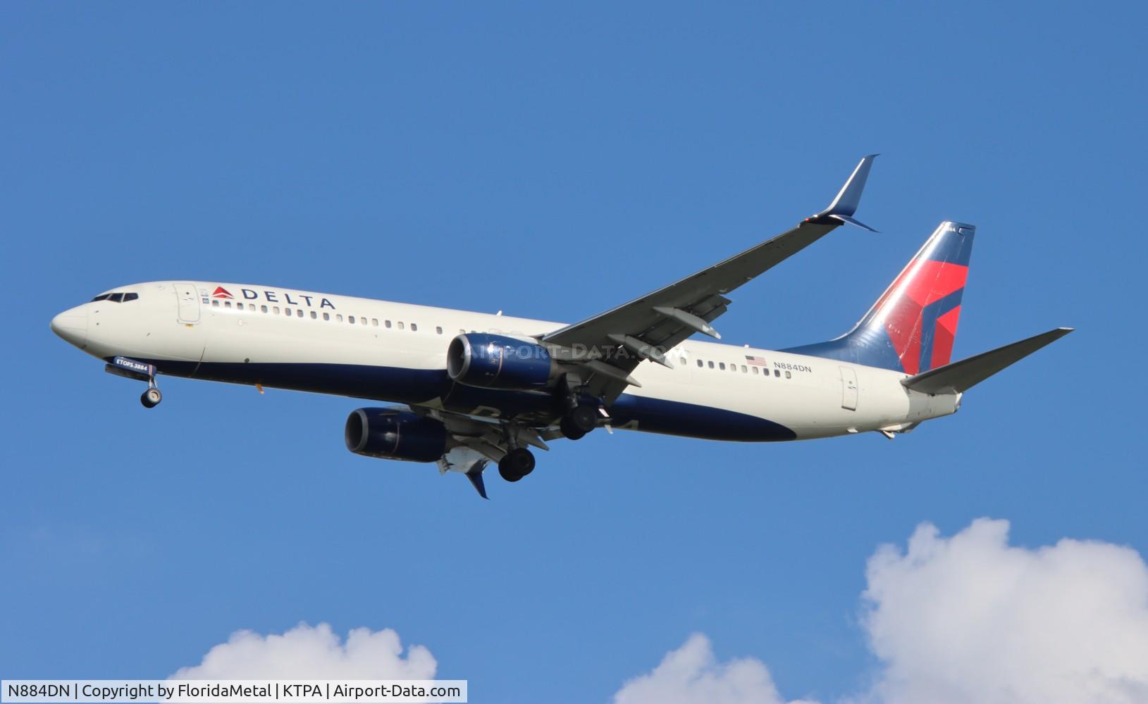 N884DN, 2017 Boeing 737-900/ER C/N 31995, DAL 739 zx dtw-tpa