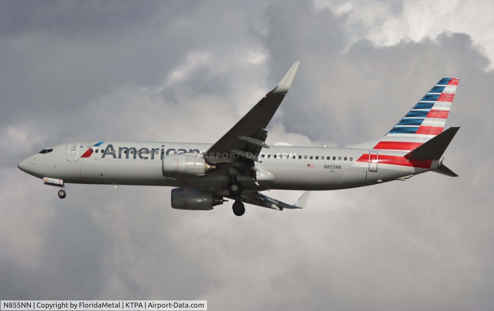 N855NN, 2010 Boeing 737-823 C/N 40582, AAL 738 zx mia-tpa