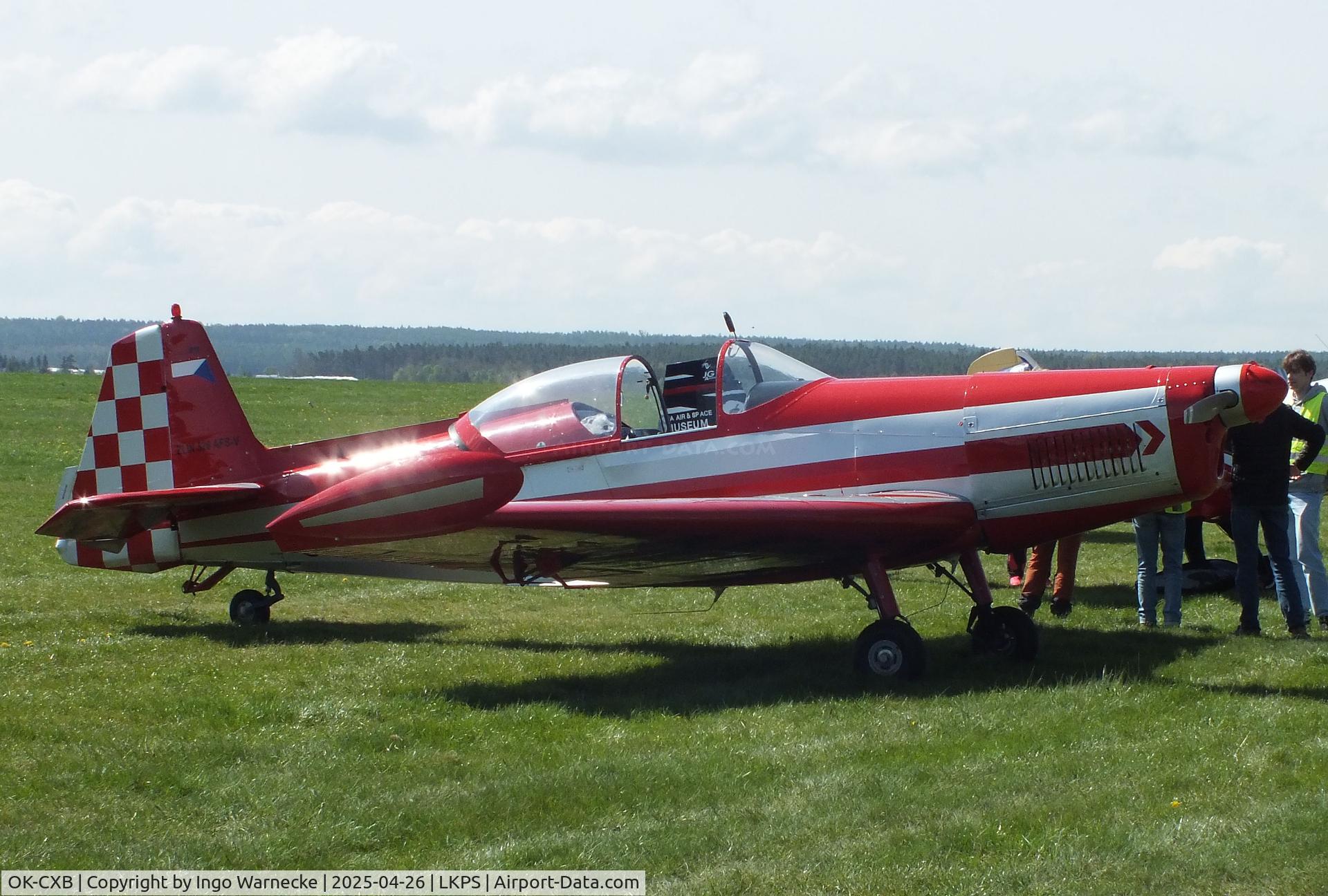 OK-CXB, 1972 Zlin Z-526AFS-V C/N 1219, Zlin Z-526AFS-V Akrobat Special at the 2025 Plasy Den ve vzduchu airshow