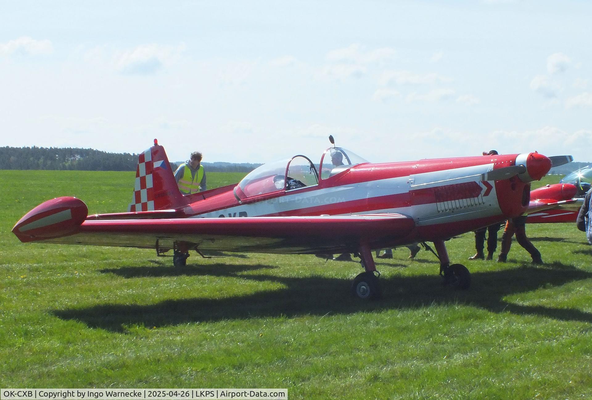 OK-CXB, 1972 Zlin Z-526AFS-V C/N 1219, Zlin Z-526AFS-V Akrobat Special at the 2025 Plasy Den ve vzduchu airshow